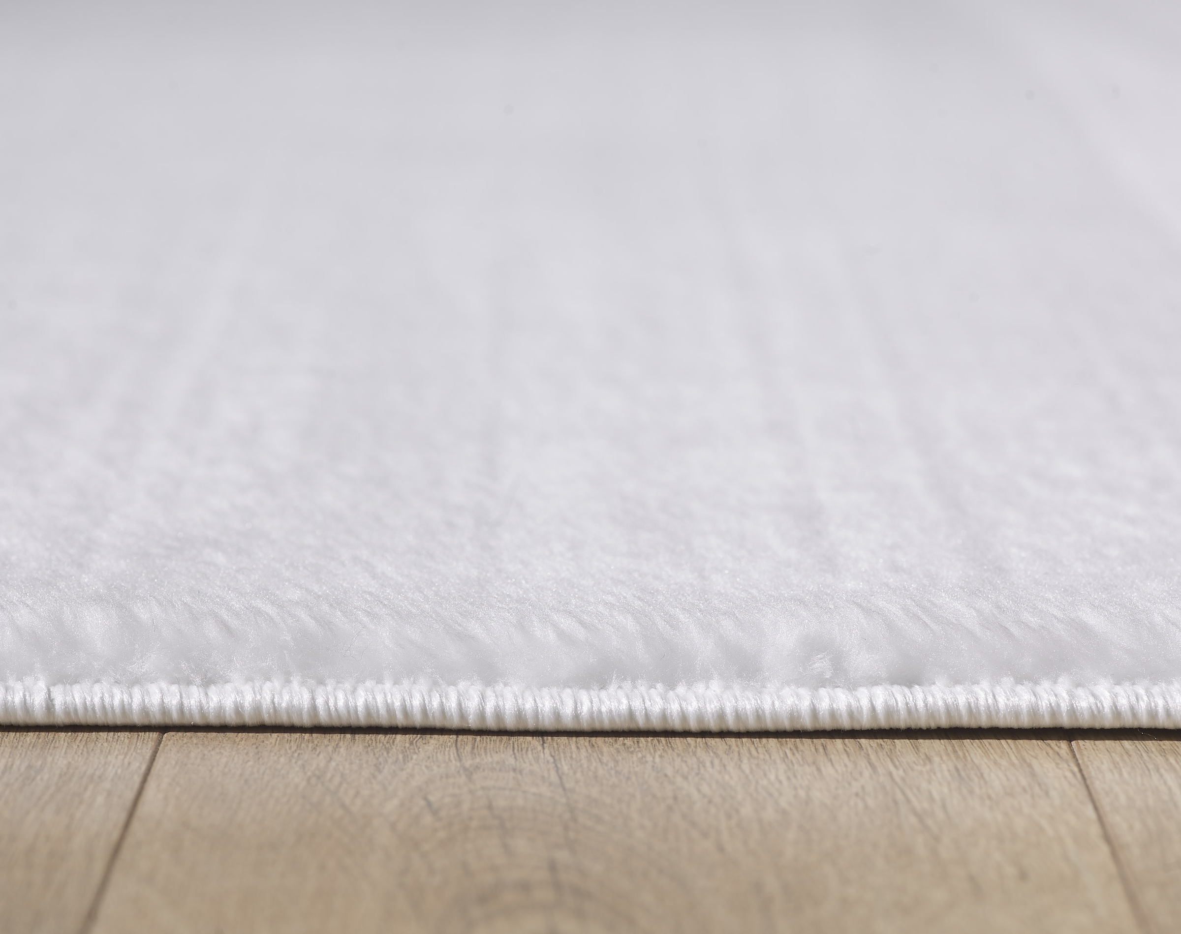 Ayyildiz Teppiche Teppich »CATWALK 2600«, rechteckig, 25 mm Höhe, Besonders weich / Soft Flor / waschbar, Kaninchenfell Haptik
