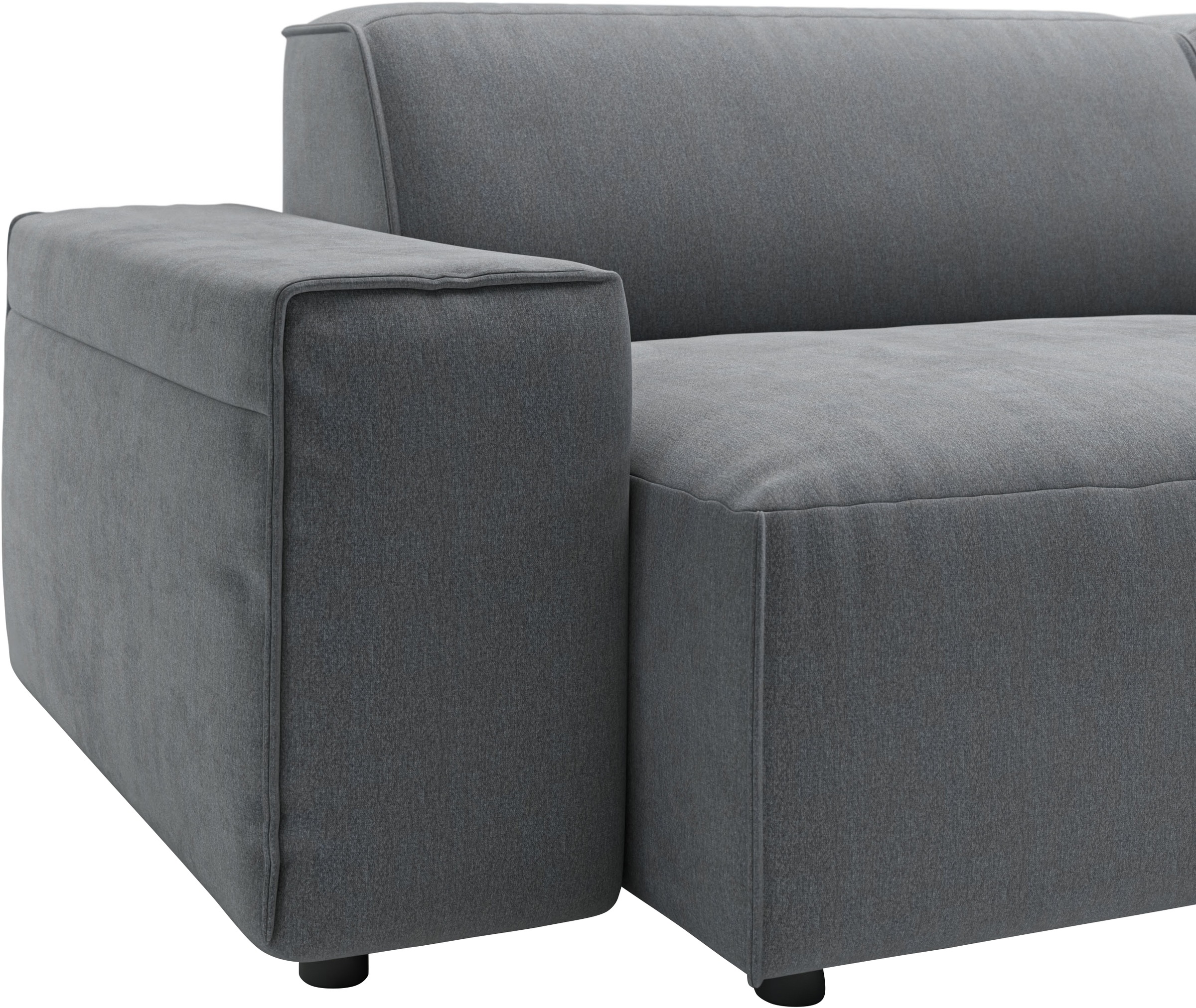 andas Ecksofa »Glimminge auch in Breitcord, Feincord, Bouclé + Easy care-Bezug«, L-Form, Breite 294, Zierkissen
