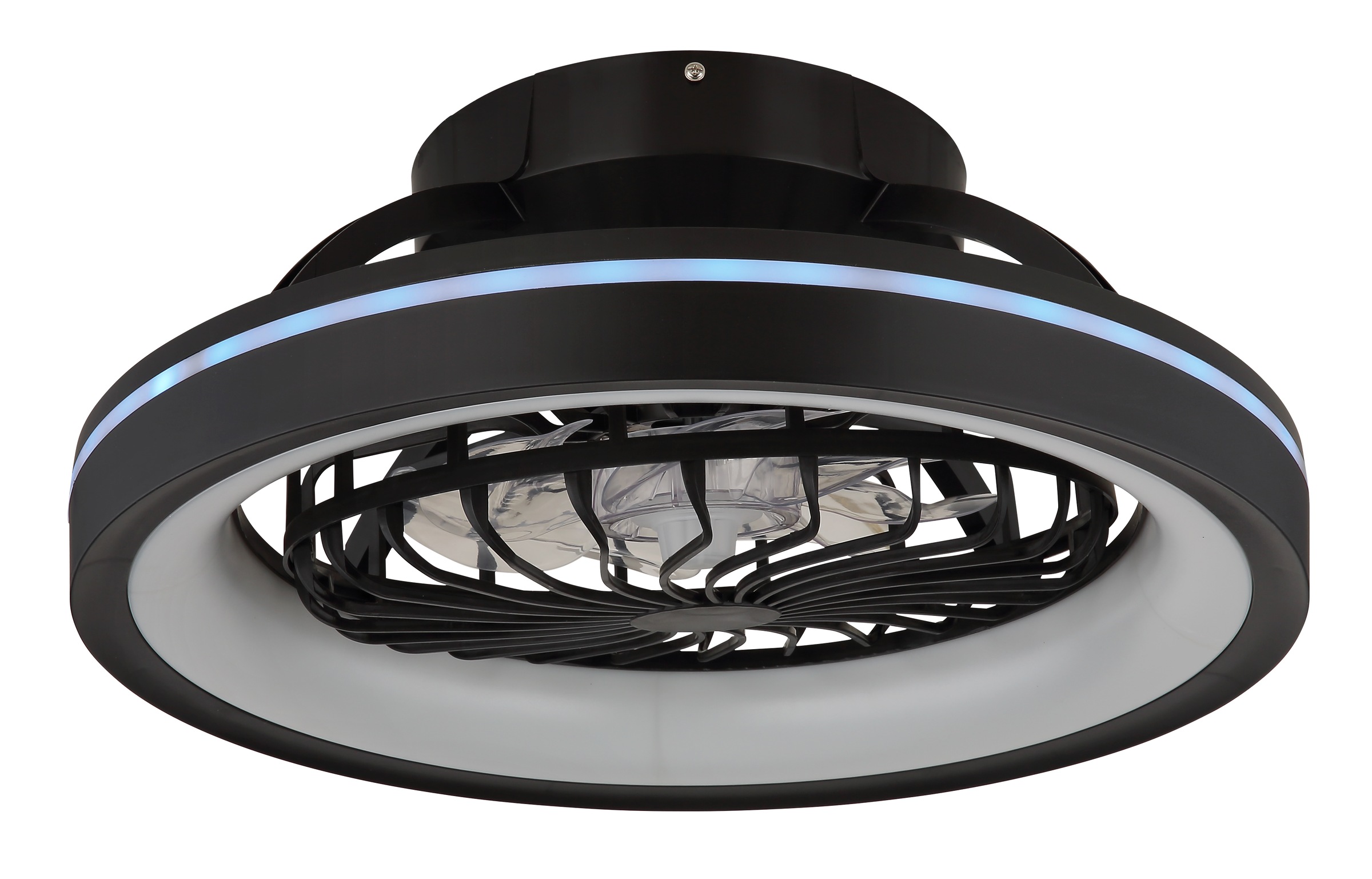 GLOBO LIGHTING Deckenleuchte »DEANNE« LED-Modul 1 Stk. warmweiß - kaltweiß Ventilator opal kühlen-heizen RGB Regenbogen modern Wohnzimmer