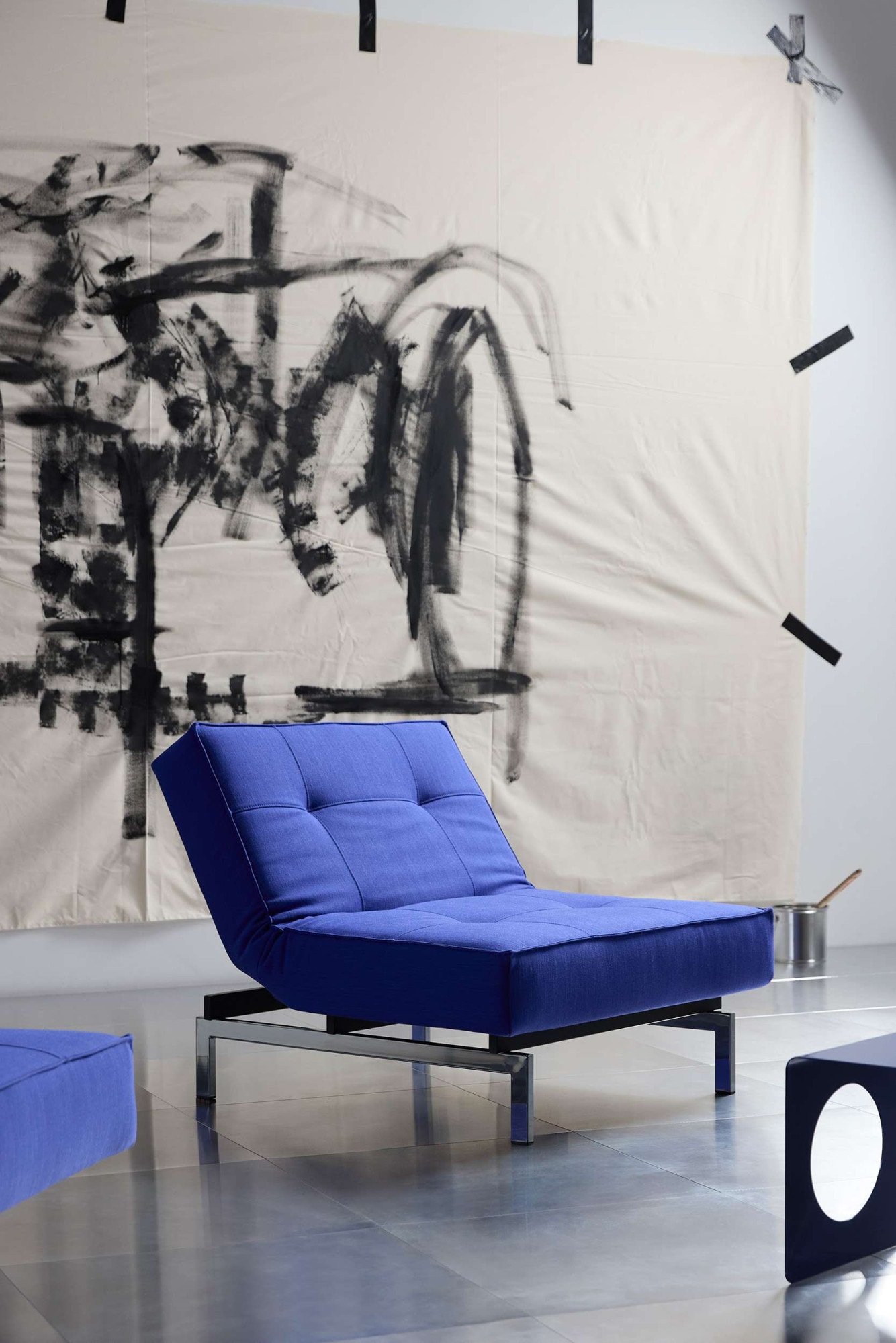 INNOVATION LIVING ™ Sessel »Splitback«, mit chromglänzenden Beinen, in skandinavischen Design