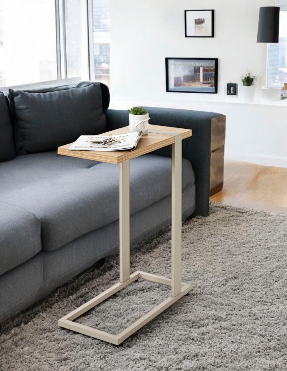 HAKU Beistelltisch »Sofatisch, Wohnzimmertisch« 1 Stk. tlg. rechteckig - aus Holzwerkstoff Braun B/T/H 24/49/64 cm