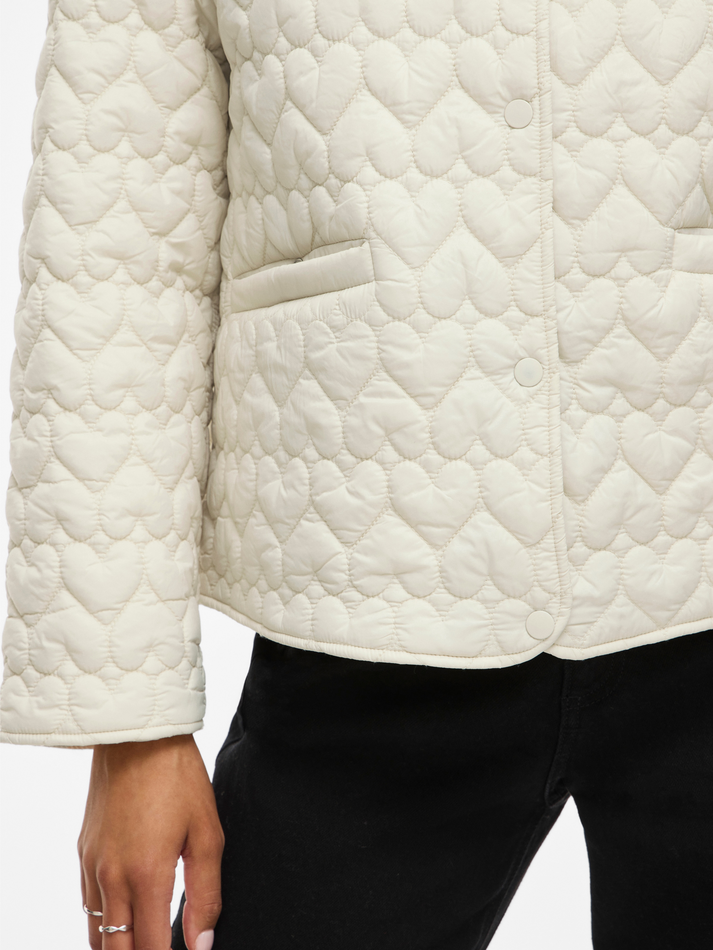 Vila Steppjacke »VISILLA L/S QUILTED JACKET«, ohne Kapuze