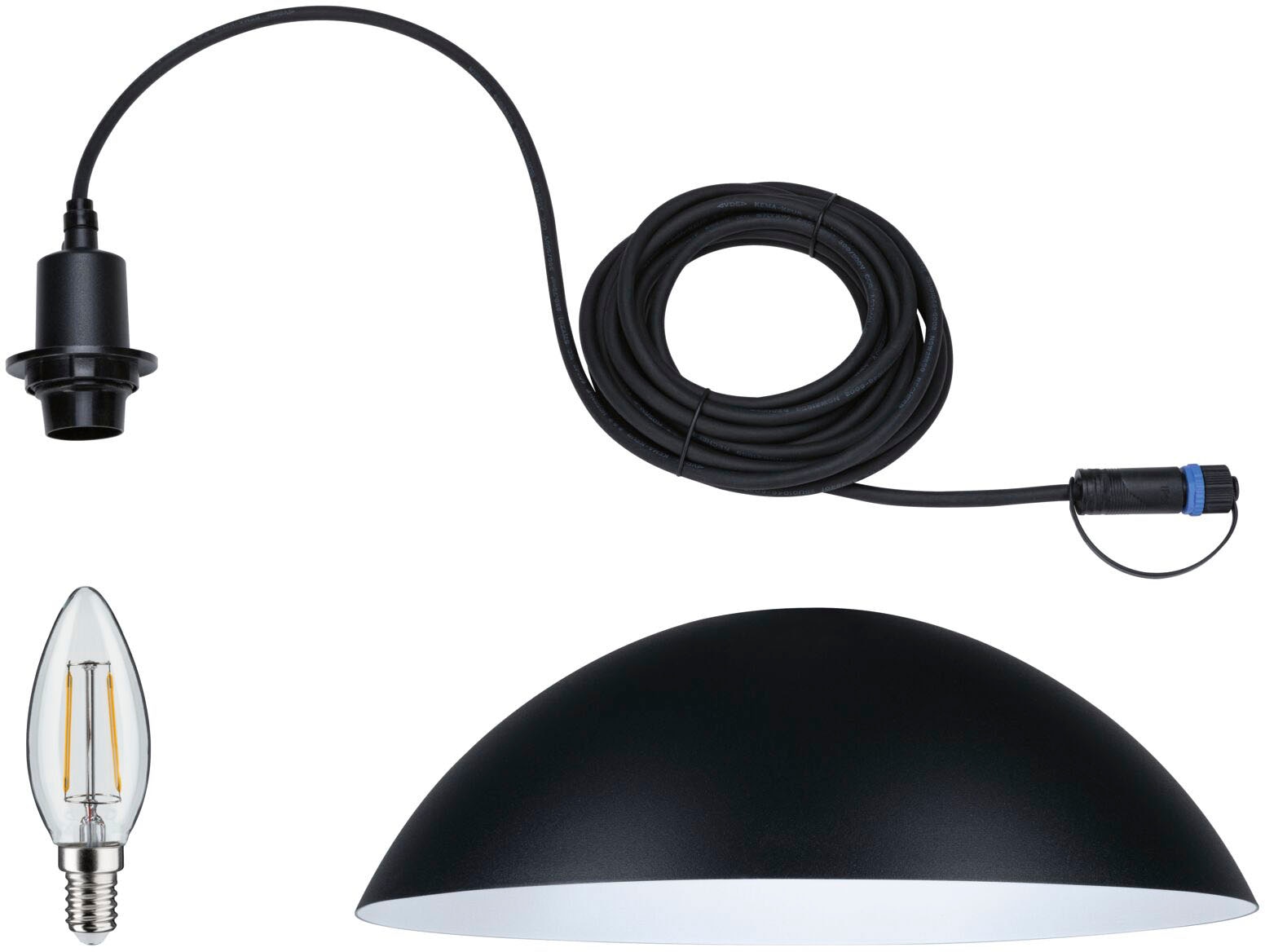 Paulmann LED Pendelleuchte »Outdoor Plug & Shine Mapalo E14 24V 3000K 2W«,  1 flammig-flammig, E14, IP44, warmweiß online bestellen