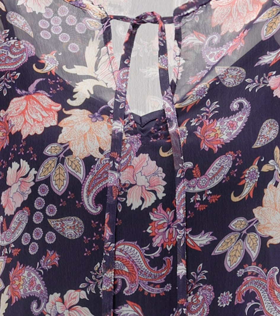 Aniston CASUAL Sommerkleid, mit fantasievollem Blumen- und Paisley-Druck