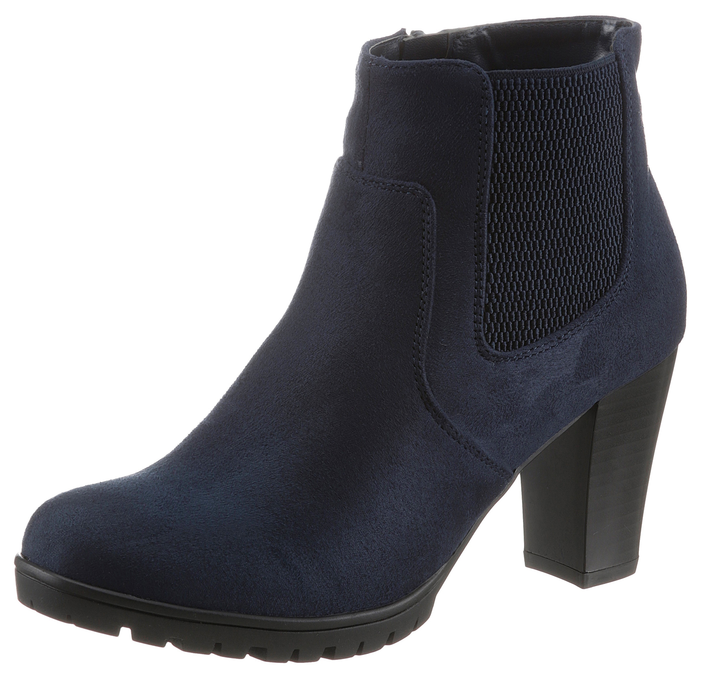 Aniston SHOES Stiefelette, Ankleboots mit seitlichem Stretcheinsatz - NEUE KOLLEKTION