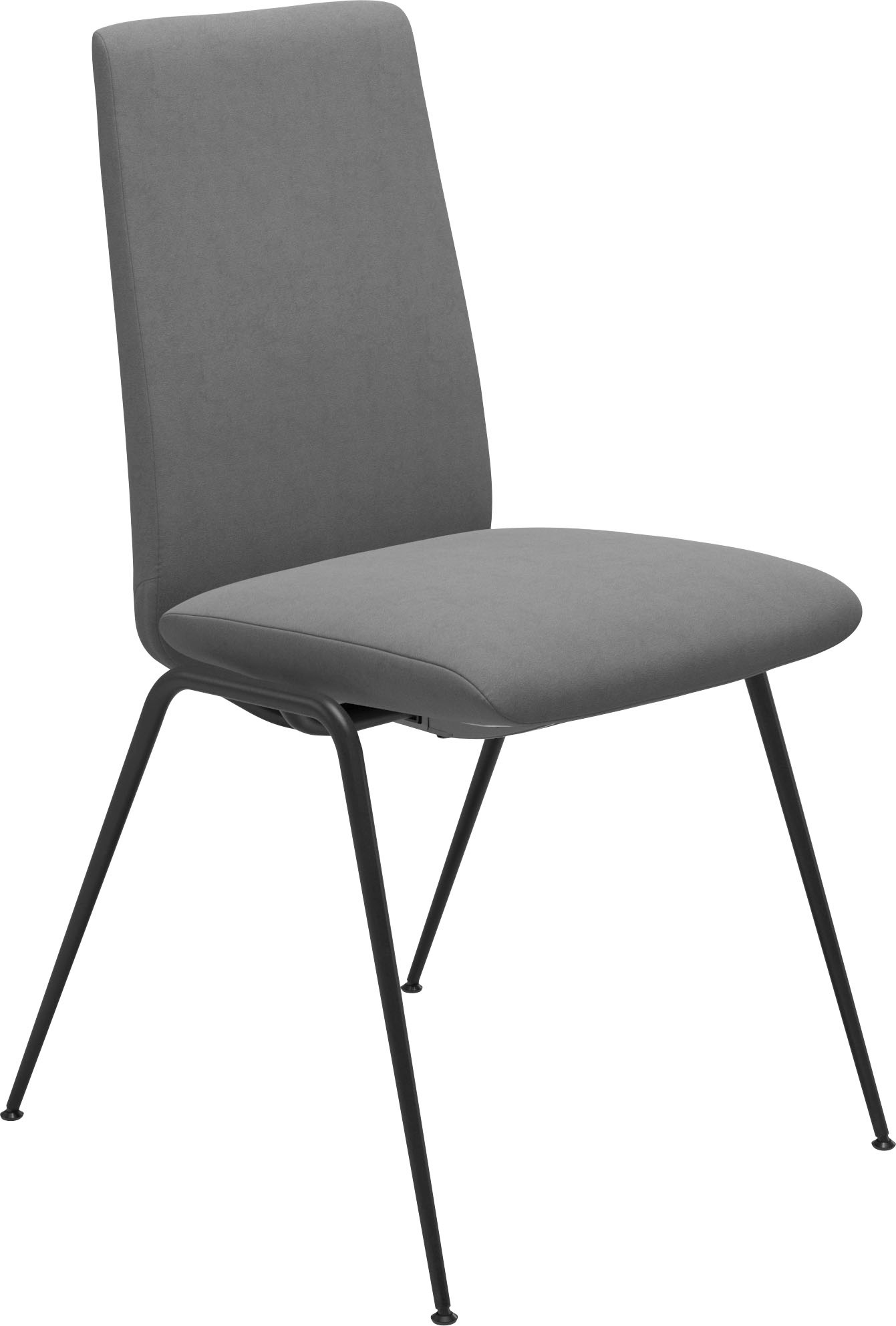 Stressless® Polsterstuhl »Laurel«, Microfaser DINAMICA, Low Back, Größe M, mit Beinen aus Stahl in Schwarz matt