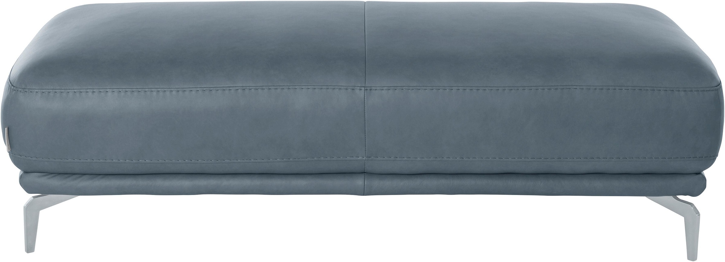W.SCHILLIG Hocker »montanaa«, mit Metallfüßen in Silber matt, Breite 141 cm