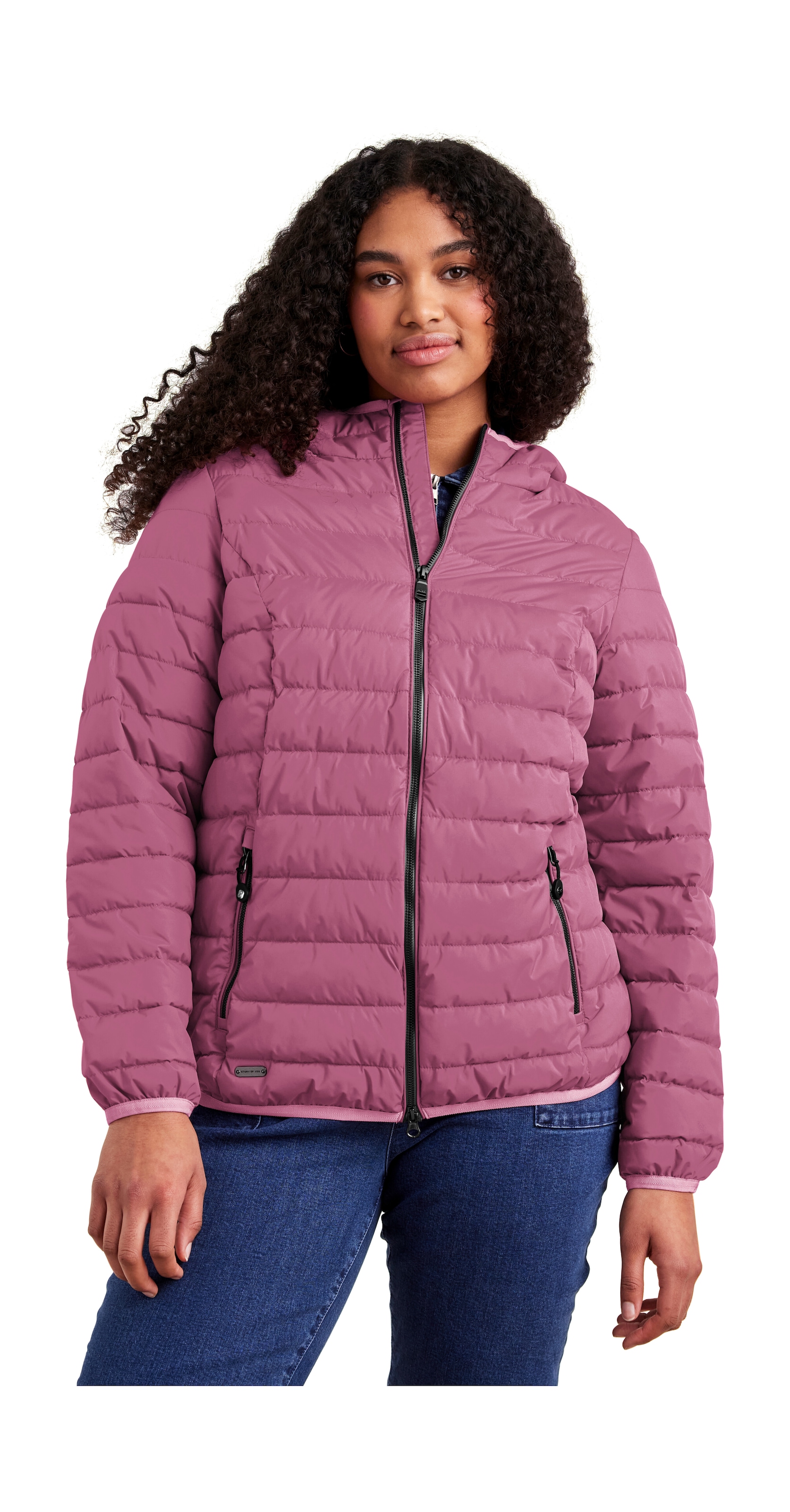 STOY Steppjacke »STS 3 WMN QLTD JCKT«, atmungsaktive, wasserabweisende Damen Steppjacke in großen Größen