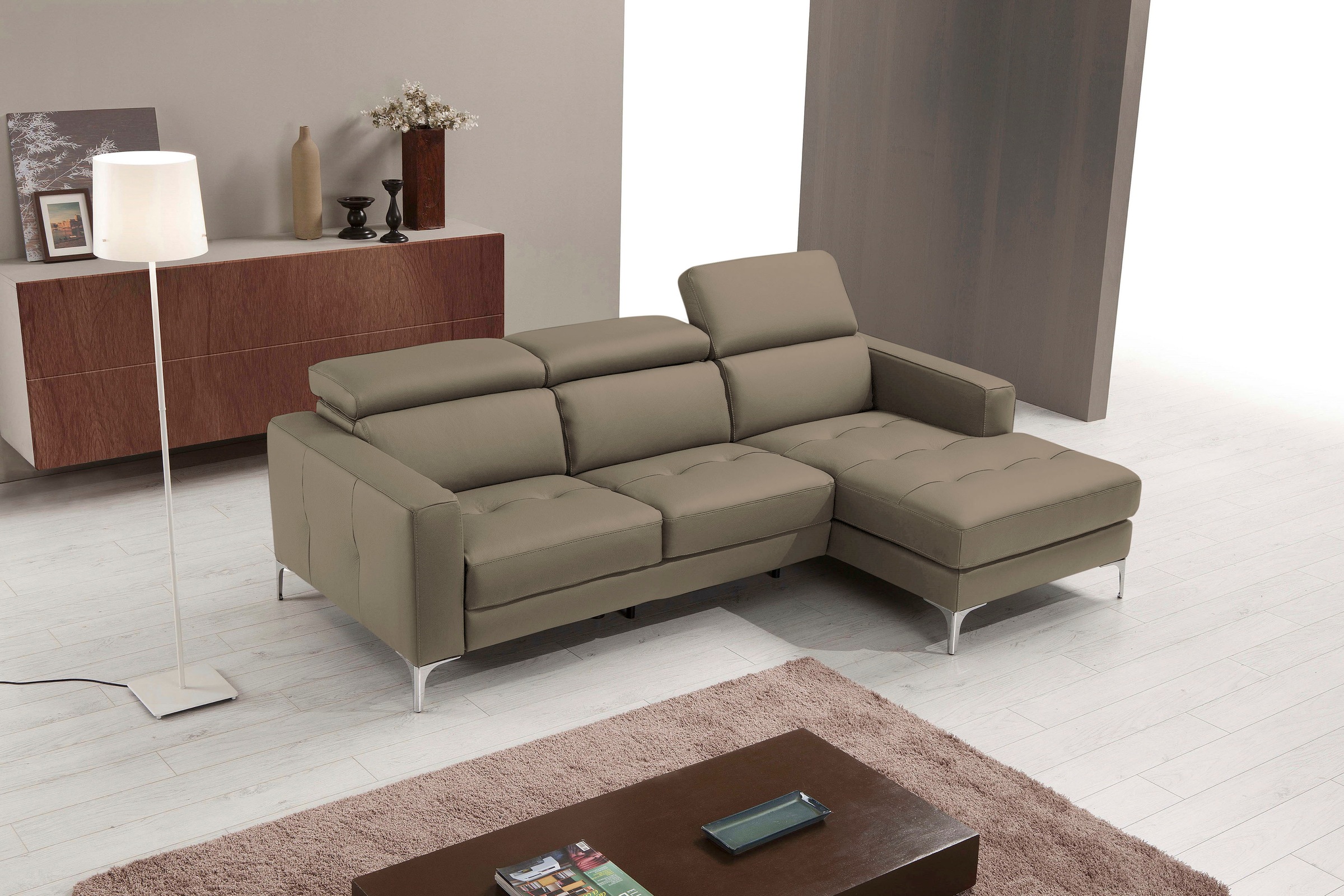 Egoitaliano Ecksofa »Matt, erstklassiger Sitzkomfort, aufwendige Detailvera günstig online kaufen