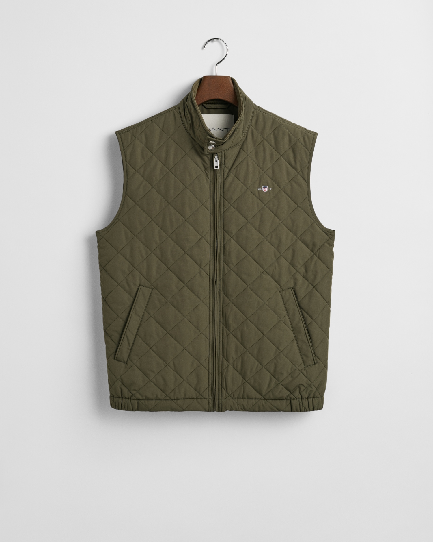 Gant Steppweste »QUILTED WINDCHEATER VEST«, mit Wattierung aus recyceltem Polyester
