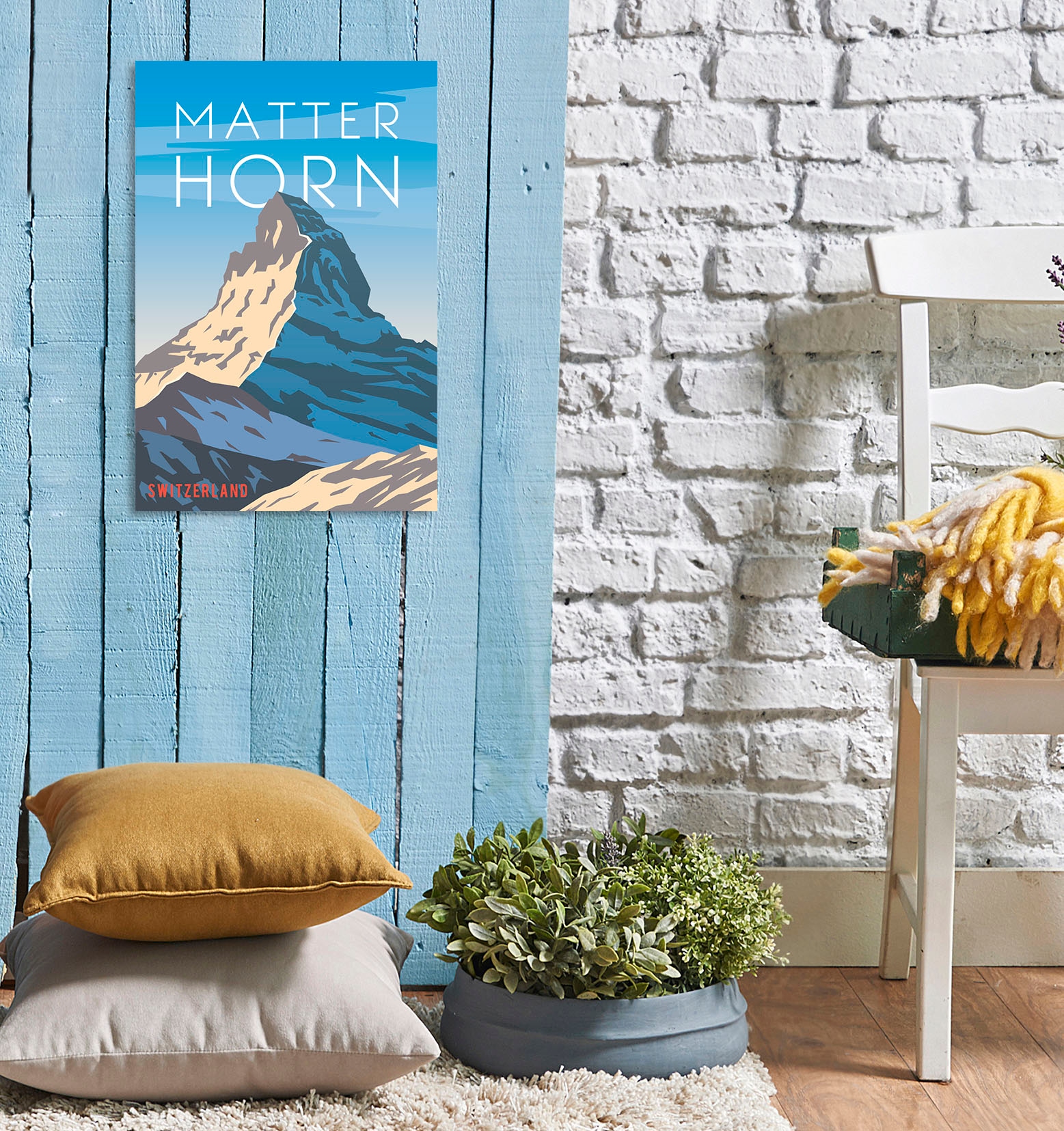 queence Metallbild »Matterhorn III« Berge & Alpenbilder 1 Stk. tlg. Stahlsc günstig online kaufen