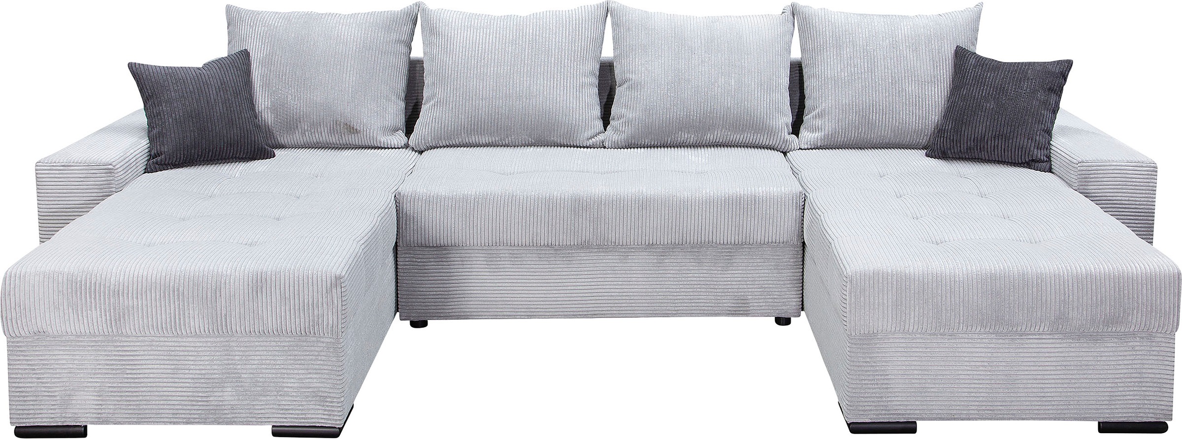 COLLECTION AB Wohnlandschaft »Josy XL U-Form, B: 313 cm in Cord, Cord-Mix« günstig online kaufen