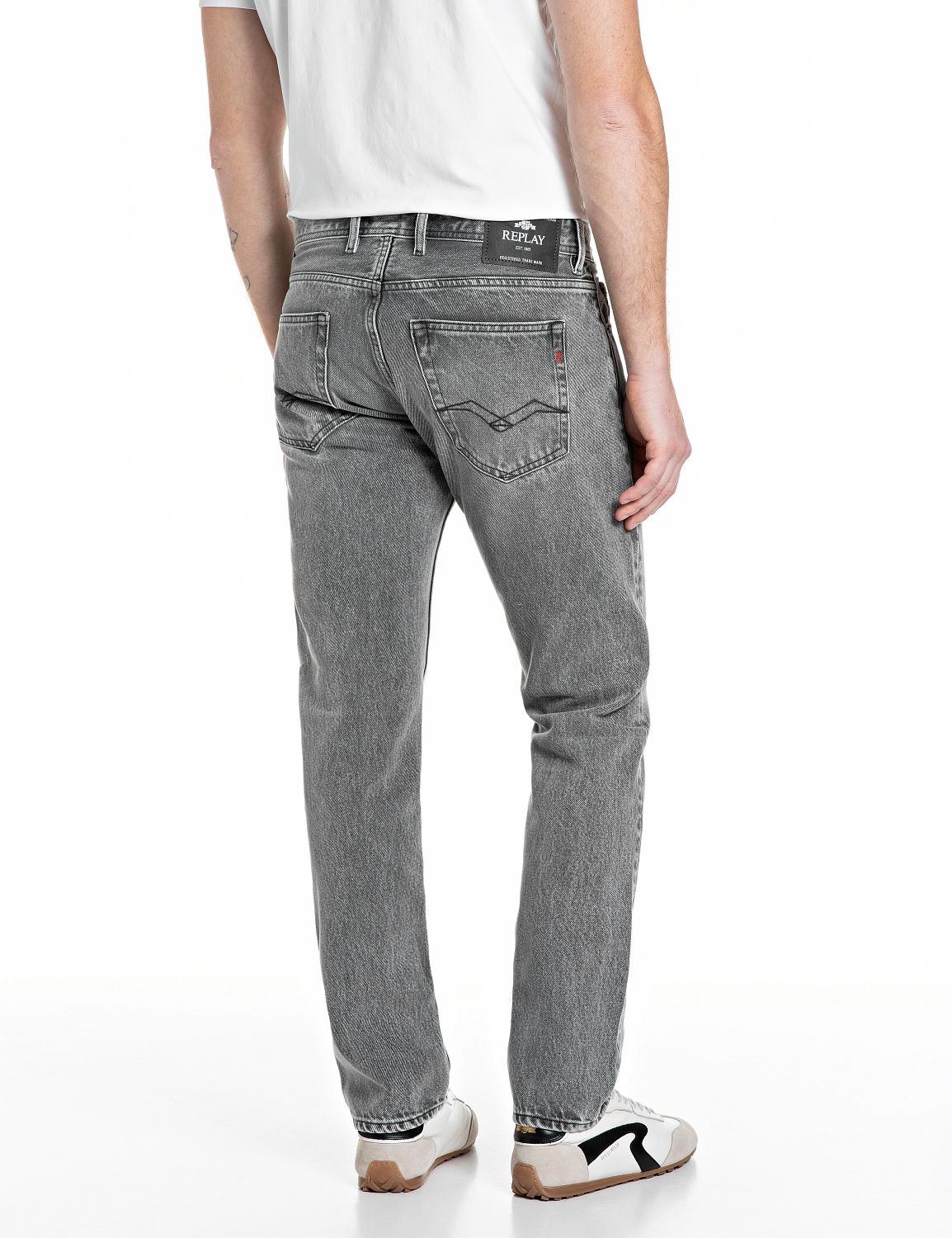 Replay Straight-Jeans »GROVER« in vielen verschiedenen Waschungen, mit Stretch