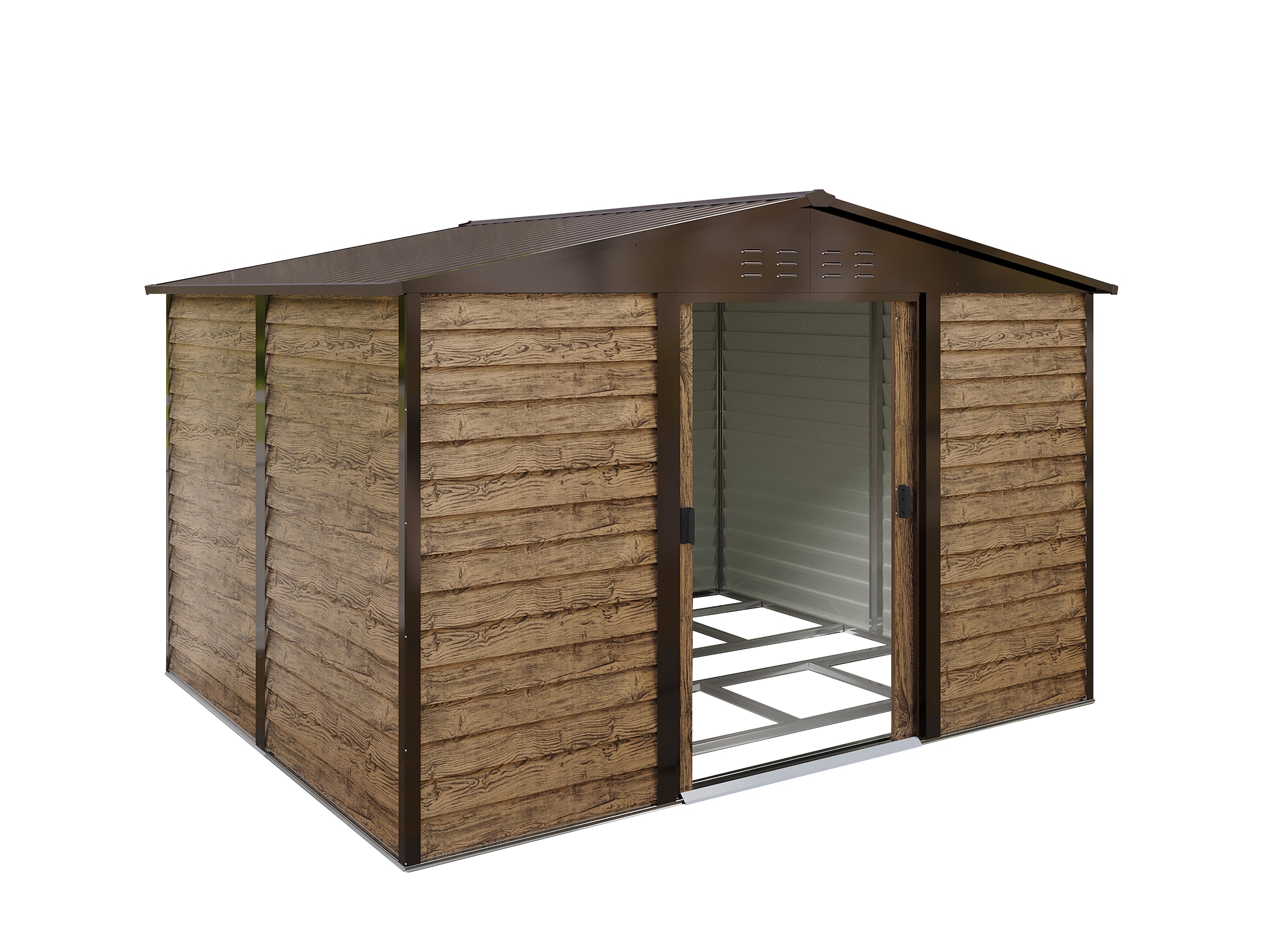 KONIFERA Gerätehaus »Metall« mit Fundamentrahmen