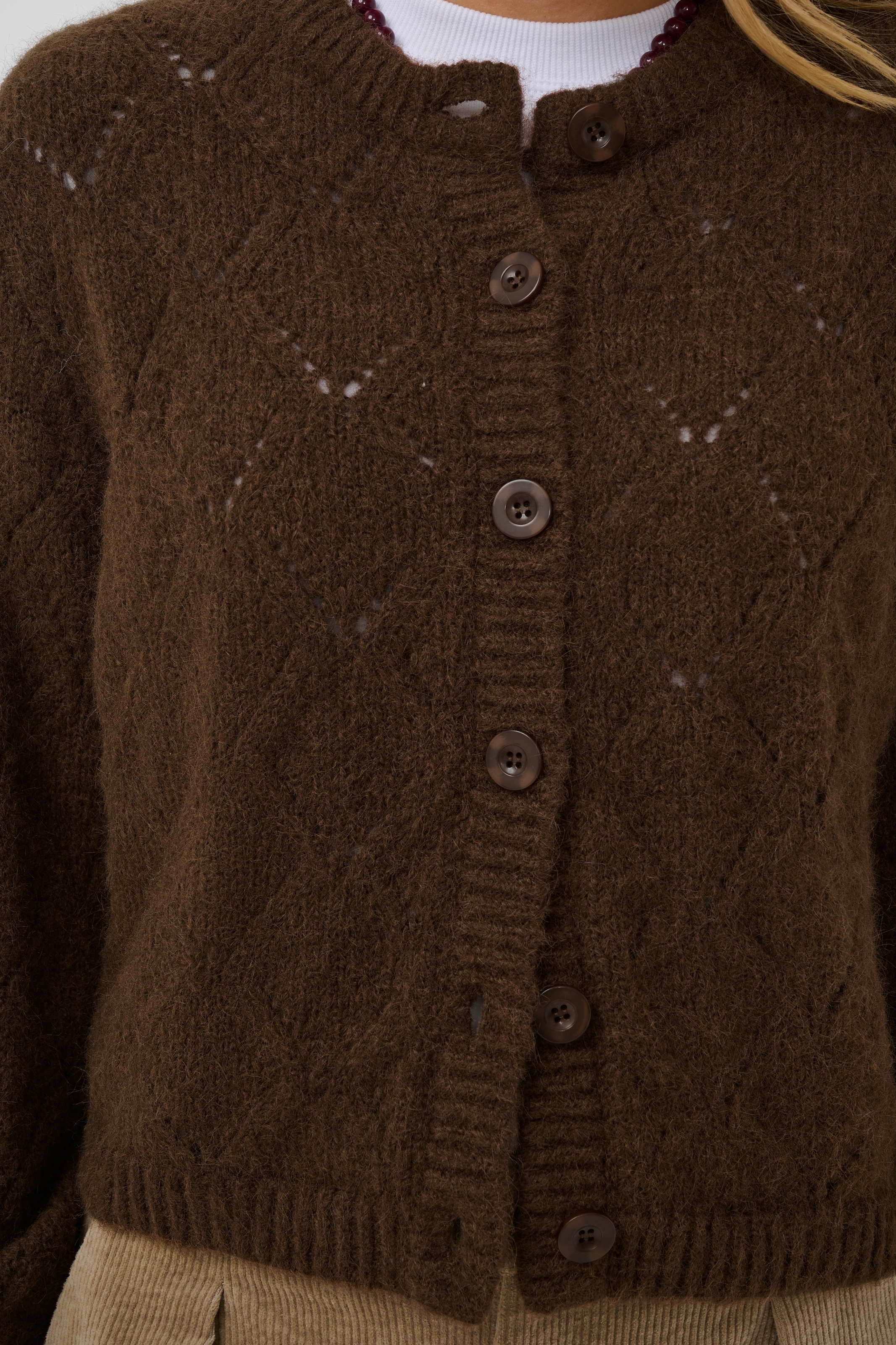 Saint Tropez Strickjacke »TabbathaSZ Cardigan« Materialmix, Regular fit