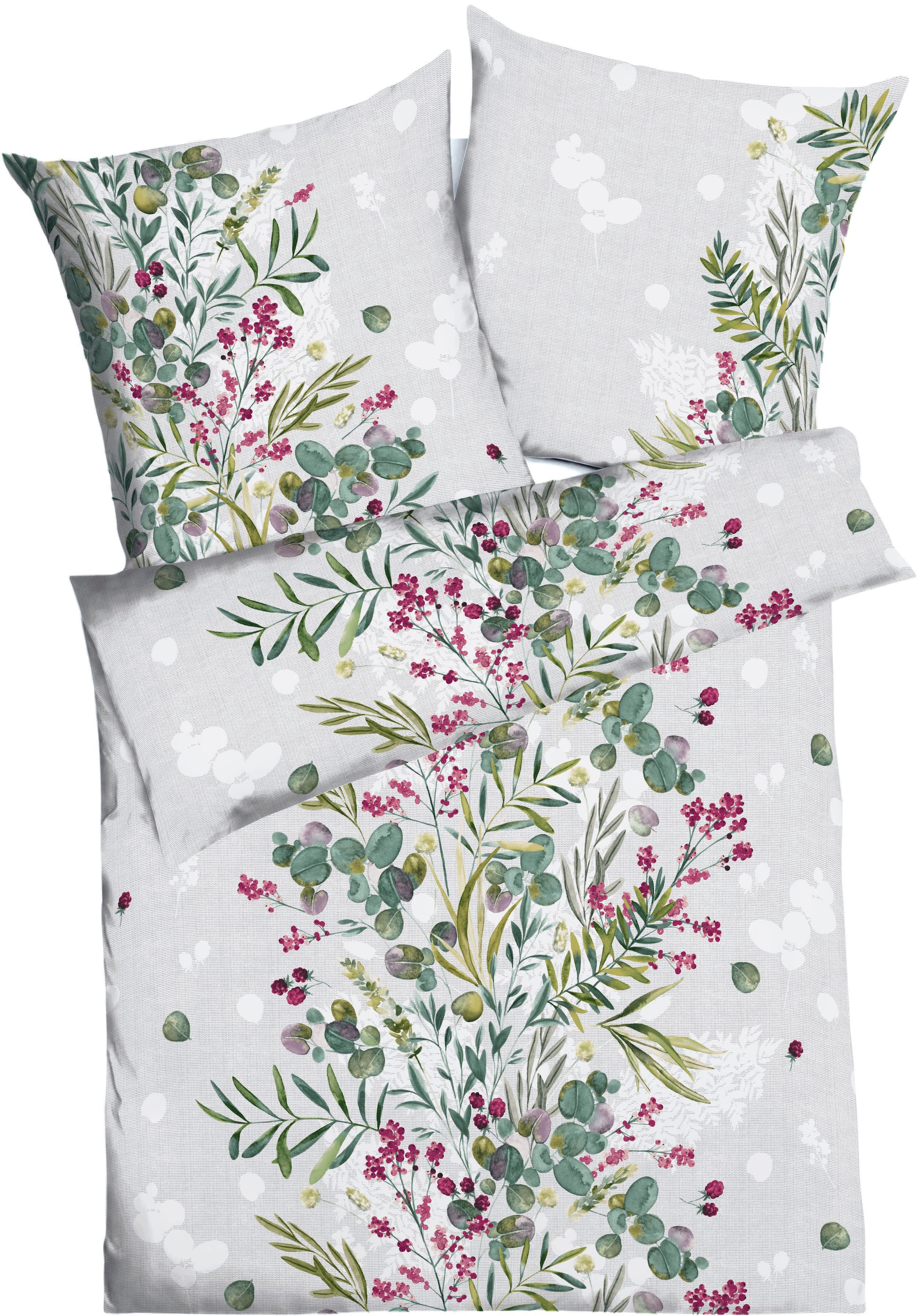 Kaeppel Bettwäsche »Boho Bouquet« 2 Stk. tlg. Mit Blumenmuster günstig online kaufen