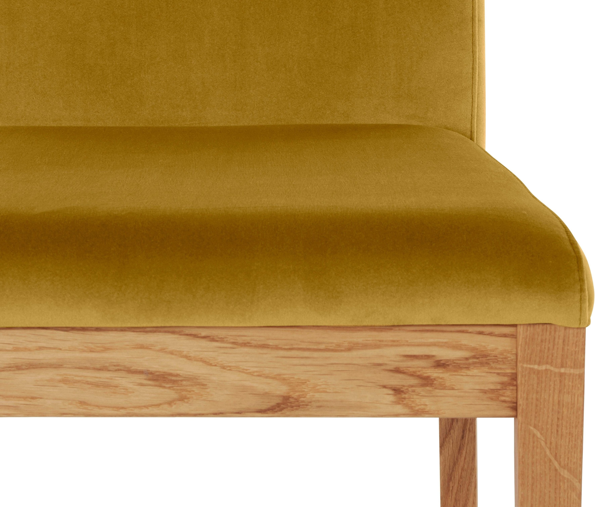 Home affaire Stuhl »Dendres«, (Set), 2 St., Luxus-Microfaser