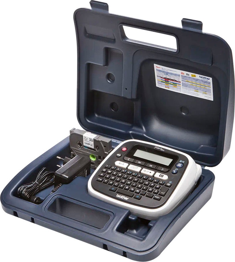 Brother Etikettendrucker »P-touch D200BWVP« für Zuhause und das Homeoffice inkl. Netzadapter