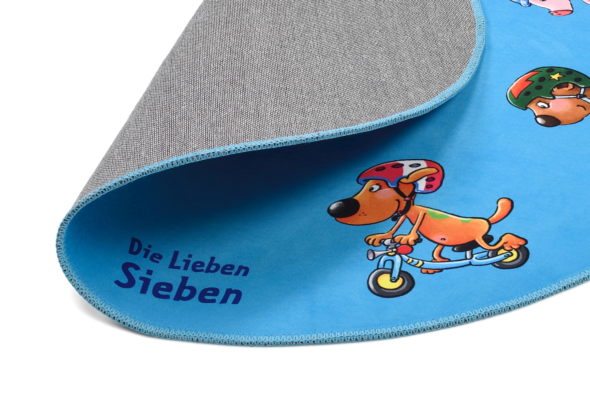 Die Lieben Sieben Kinderteppich »LS-232«, rund, 6 mm Höhe, niedliches Tier Motiv