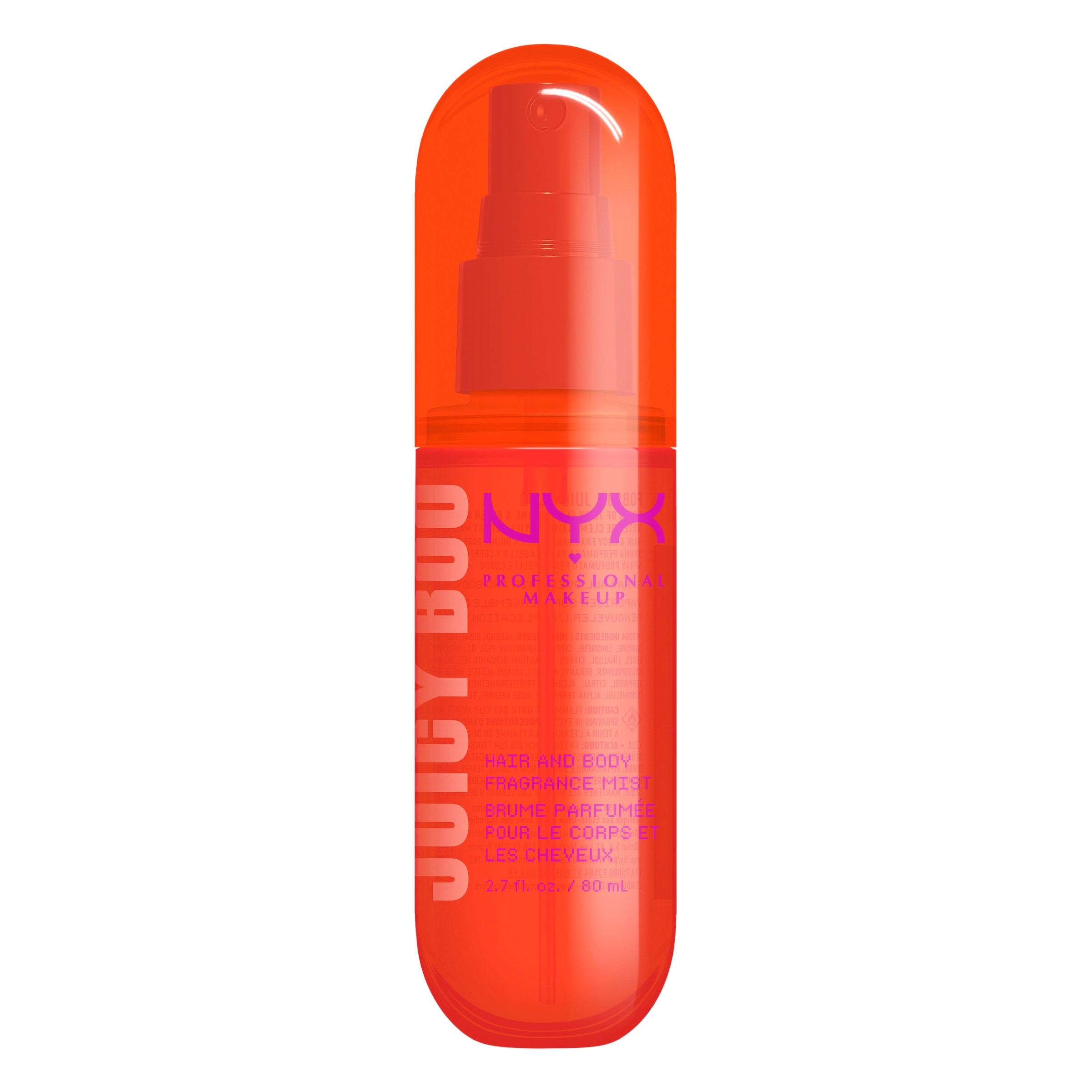 NYX PROFESSIONAL MAKEUP Bodyspray »JUICY BOO HAIR & BODY MSIT« duftet nach Clementine & Mango