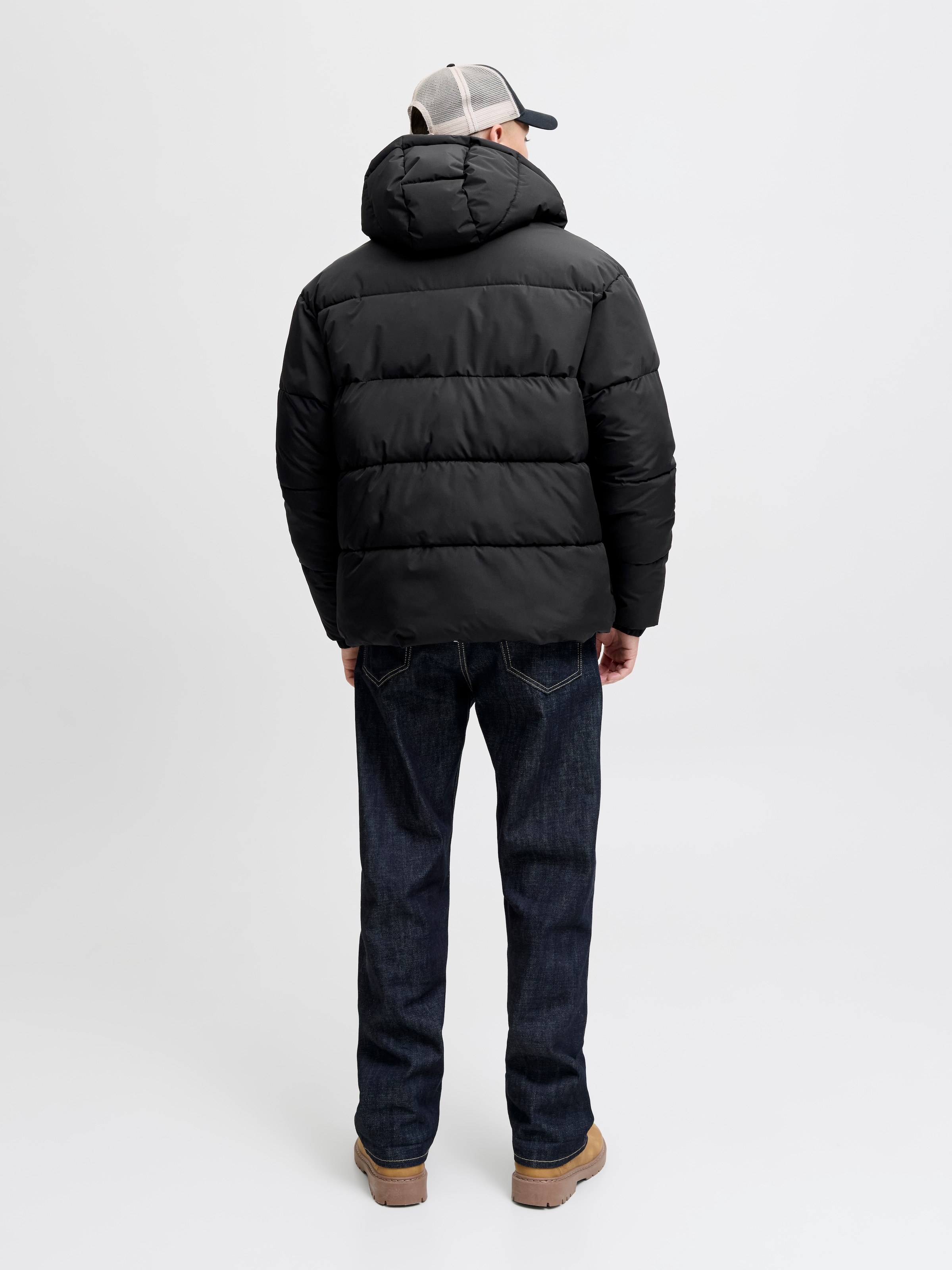 Jack & Jones Steppjacke »JJMAZE PUFFER HOOD« mit Kapuze