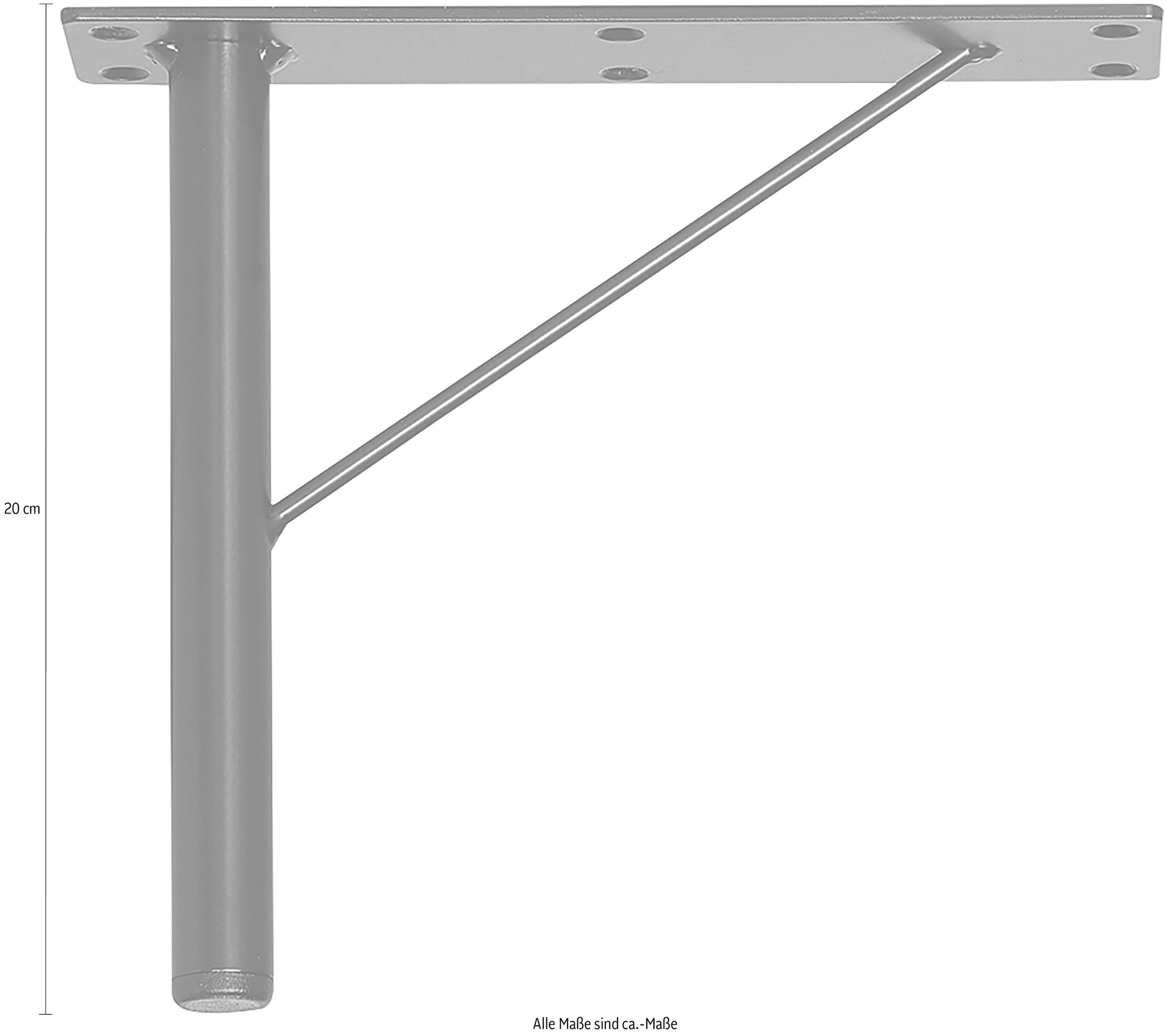 Hammel Furniture Möbelfuß »Mistral, Stützfuß« Beine für Mistral, Höhe: 16 cm, anpassungsbar Designmöbel
