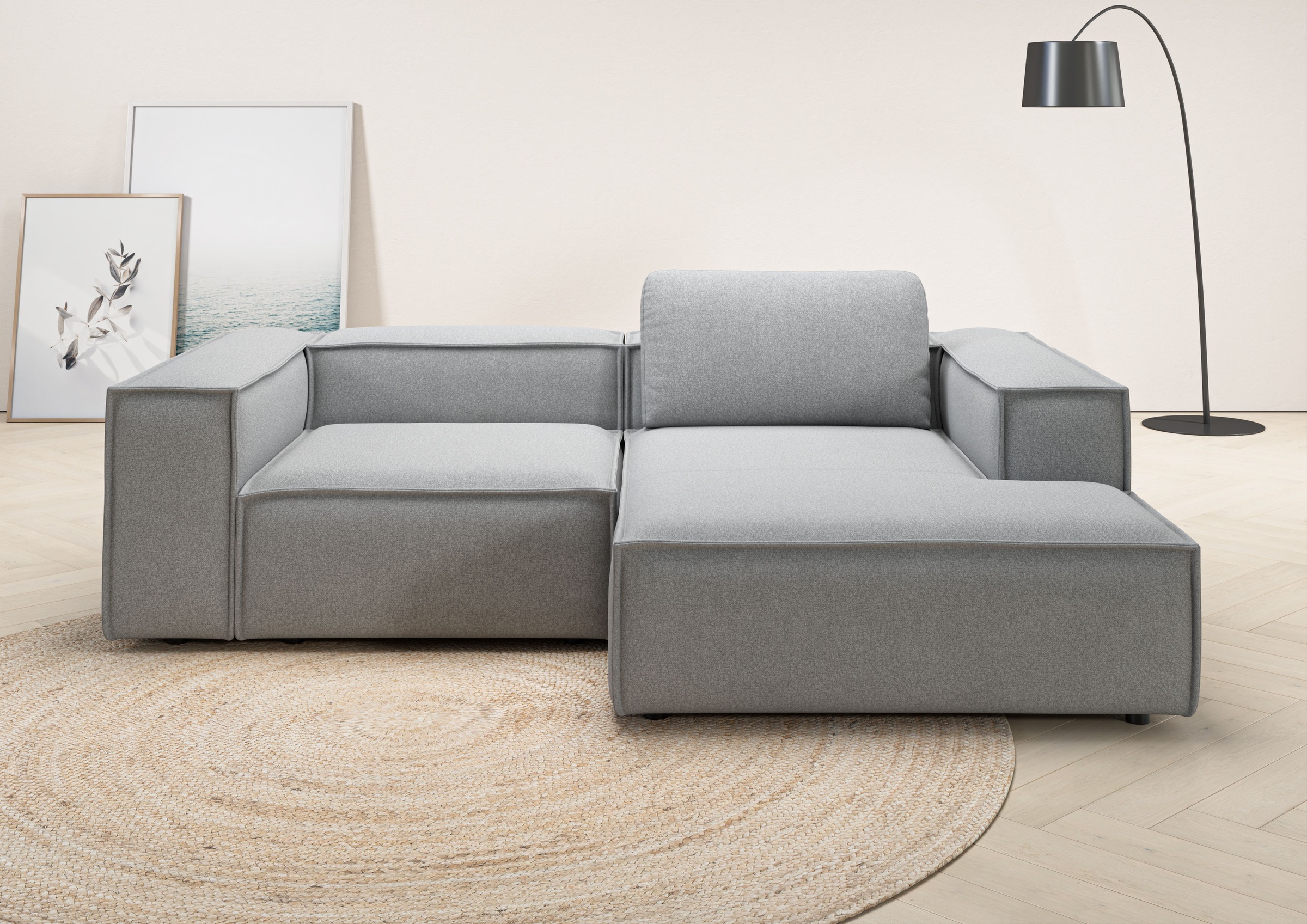 Places of Style Ecksofa »Watertown, kompakte L-Form, 246 cm breite für klei günstig online kaufen