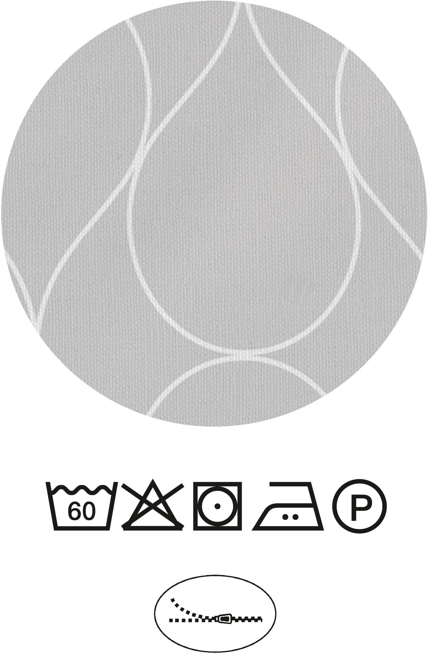 Castell - Markenbettwäsche Bettwäsche »460128« 2 Polycotton, hautsympathisch, atmungsaktiv, mit Reißverschlüssen