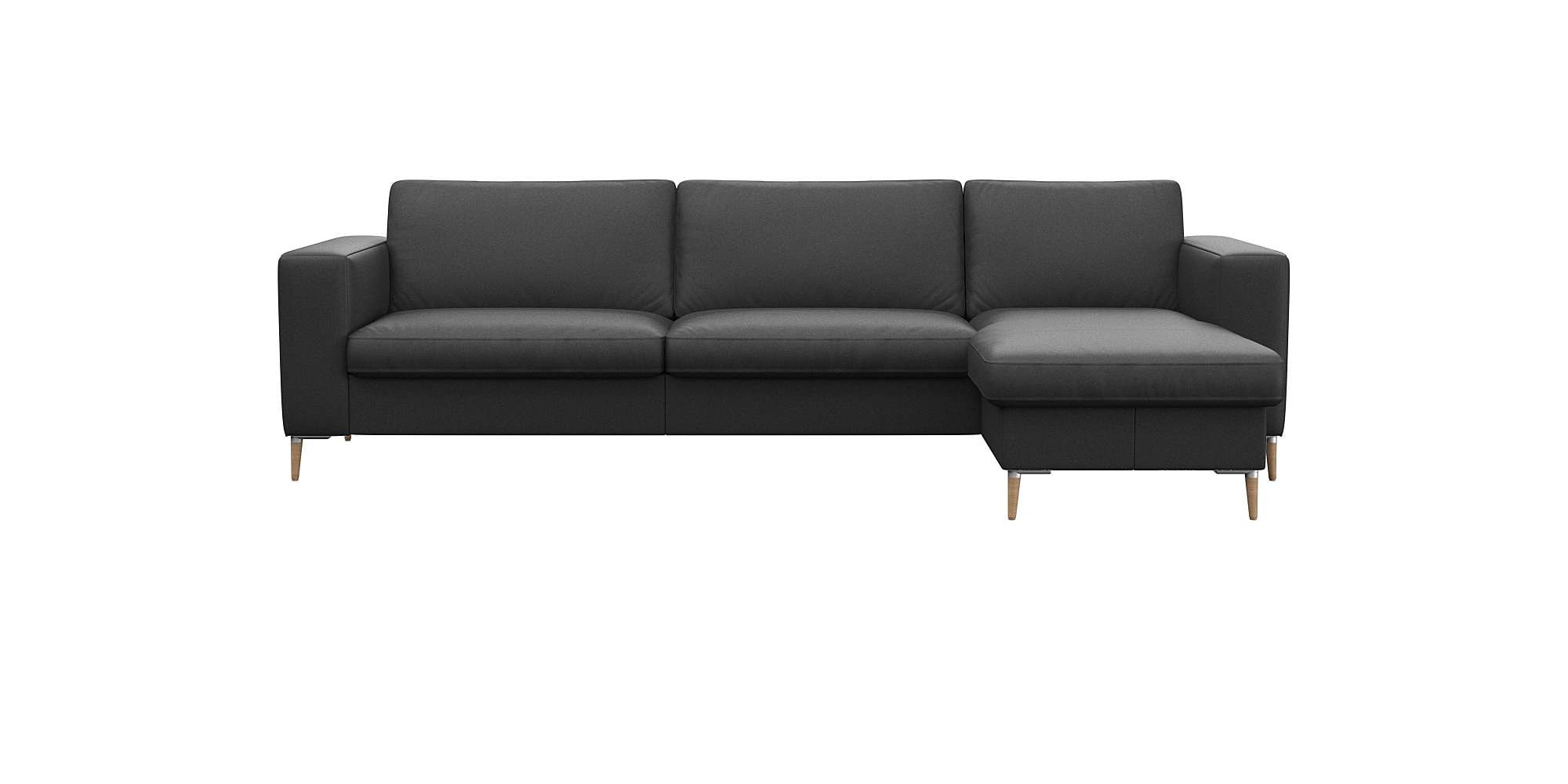 FLEXLUX Ecksofa "Fiore, super Sitzkomfort durch Kaltschaum im Sitz, L-Form" günstig online kaufen