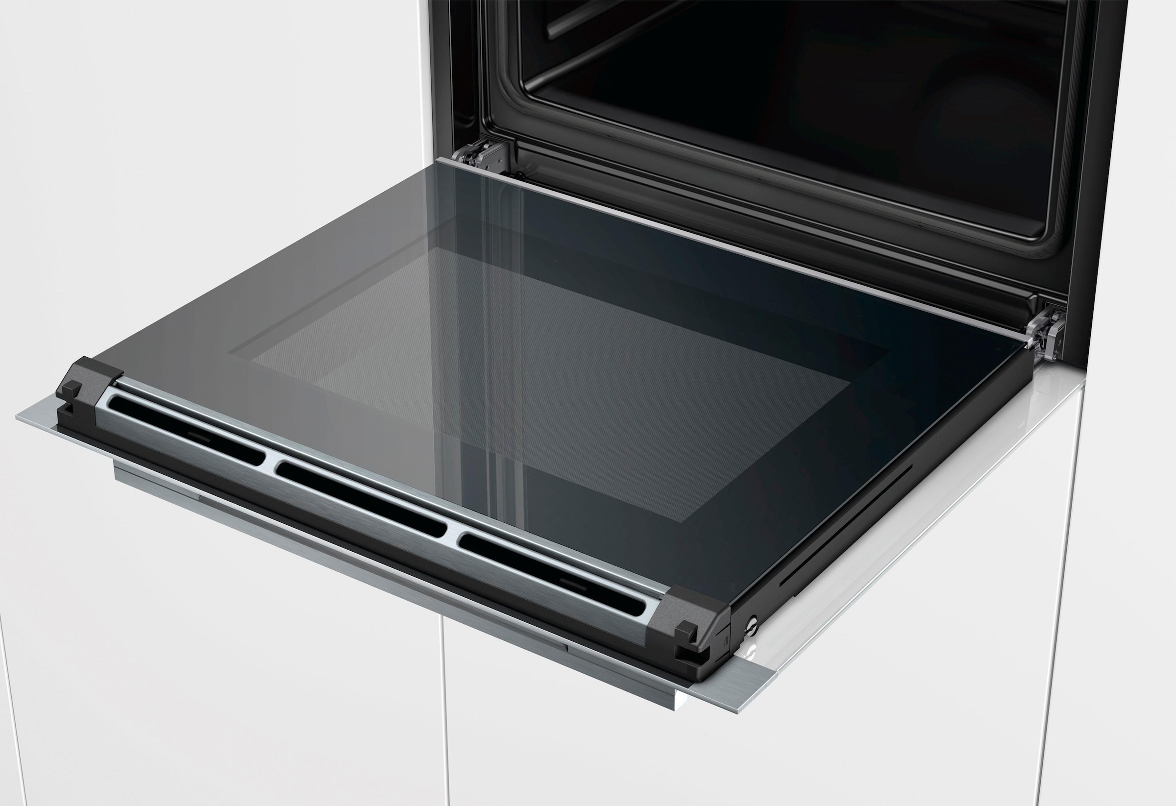 SIEMENS Einbaubackofen  »HB634GBW1«, mit Teleskopauszug nachrüstbar, ecoClean, mit ecoClean