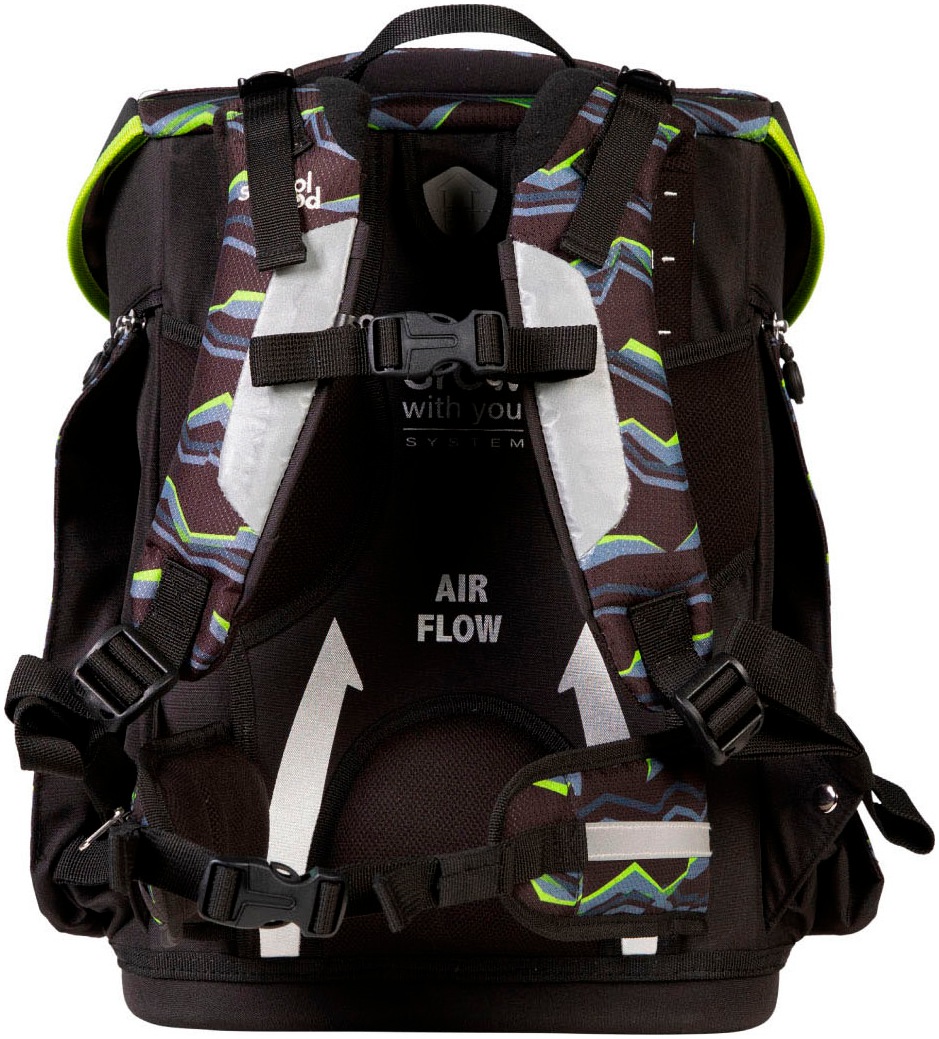 SCHOOL-MOOD® Schulranzen »Champion Maxx Pro«, retroreflektierende Flächen