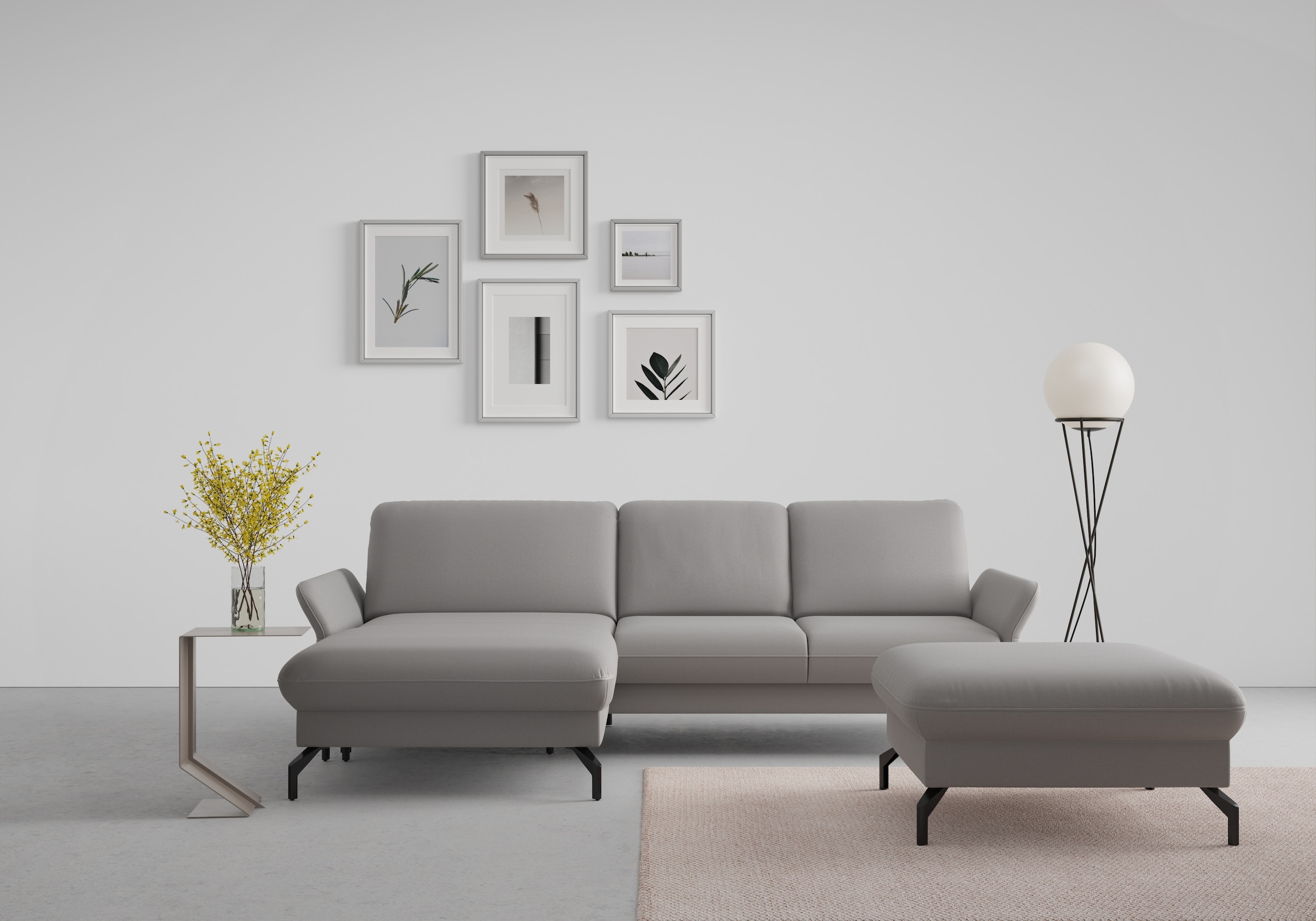 sit&more Ecksofa "Fashion L-Form", wahlweise mit Kopfteilverstellung und Vo günstig online kaufen