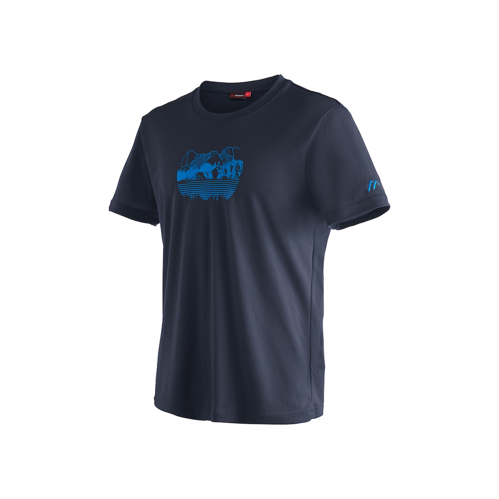 Maier Sports Funktionsshirt »Walter Print«, Funktionales, komfortables T-Shirt mit idealer Passform