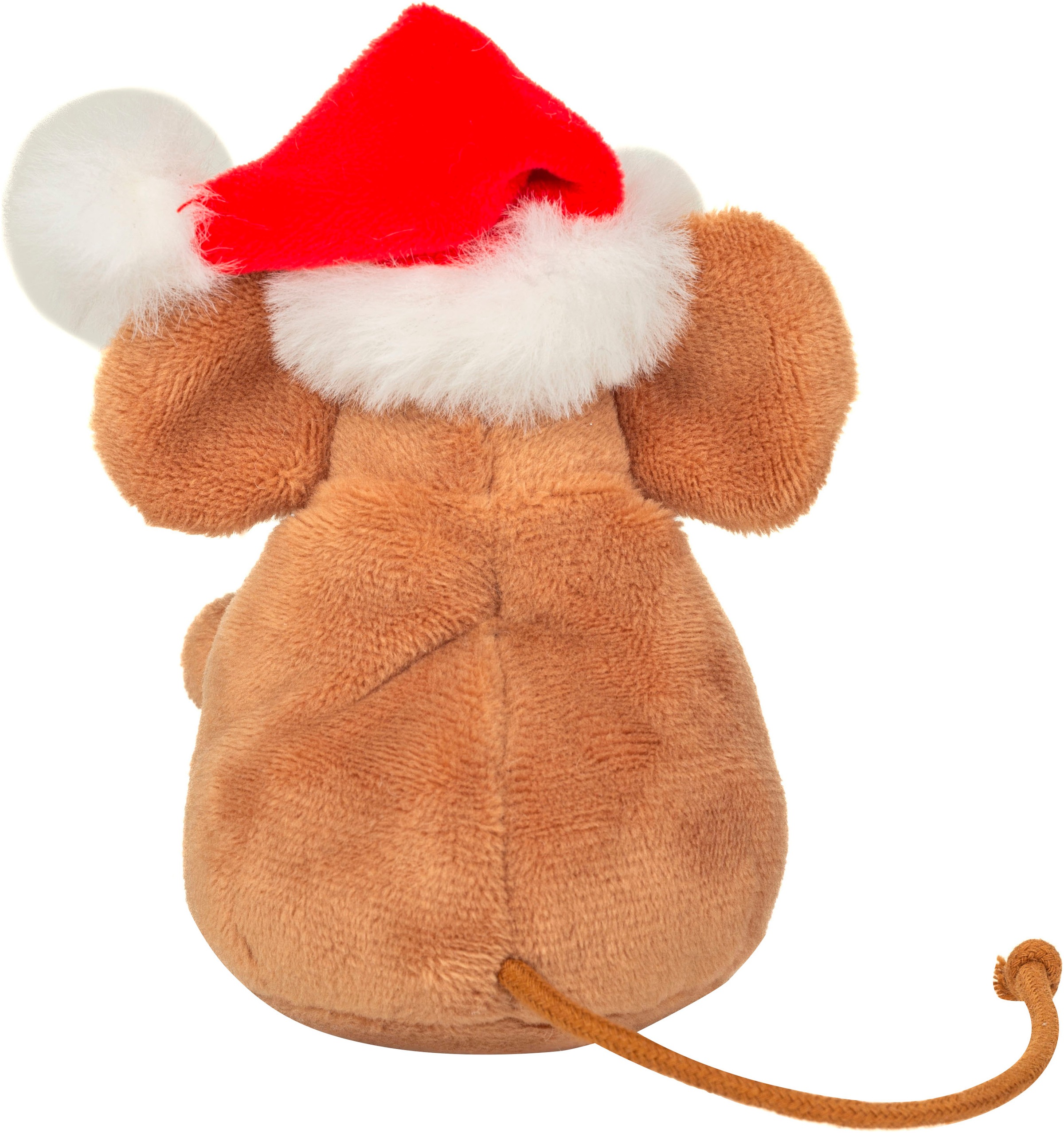 Teddy Hermann® Kuscheltier »Weihnachtsmaus mit Kranz, 11 cm«