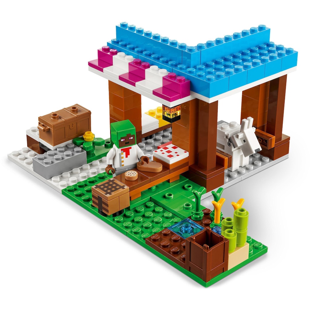 LEGO® Konstruktionsspielsteine »Die Bäckerei (21184), LEGO® Minecraft«, (154 St.)