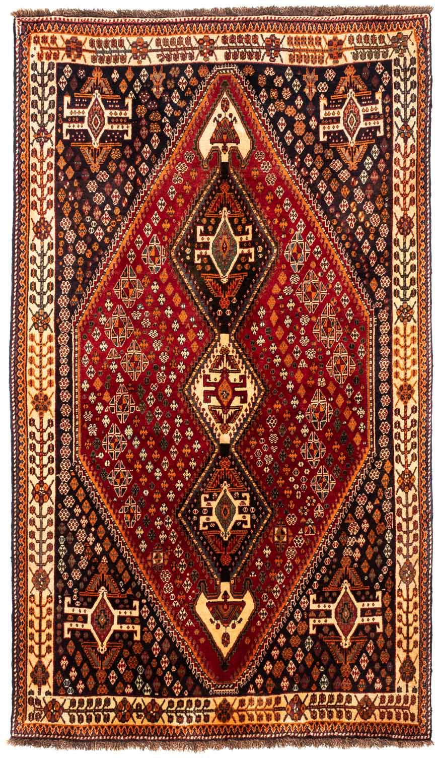 morgenland Wollteppich »Shiraz Medaillon 270 x 175 cm«, rechteckig, 1 mm Hö günstig online kaufen