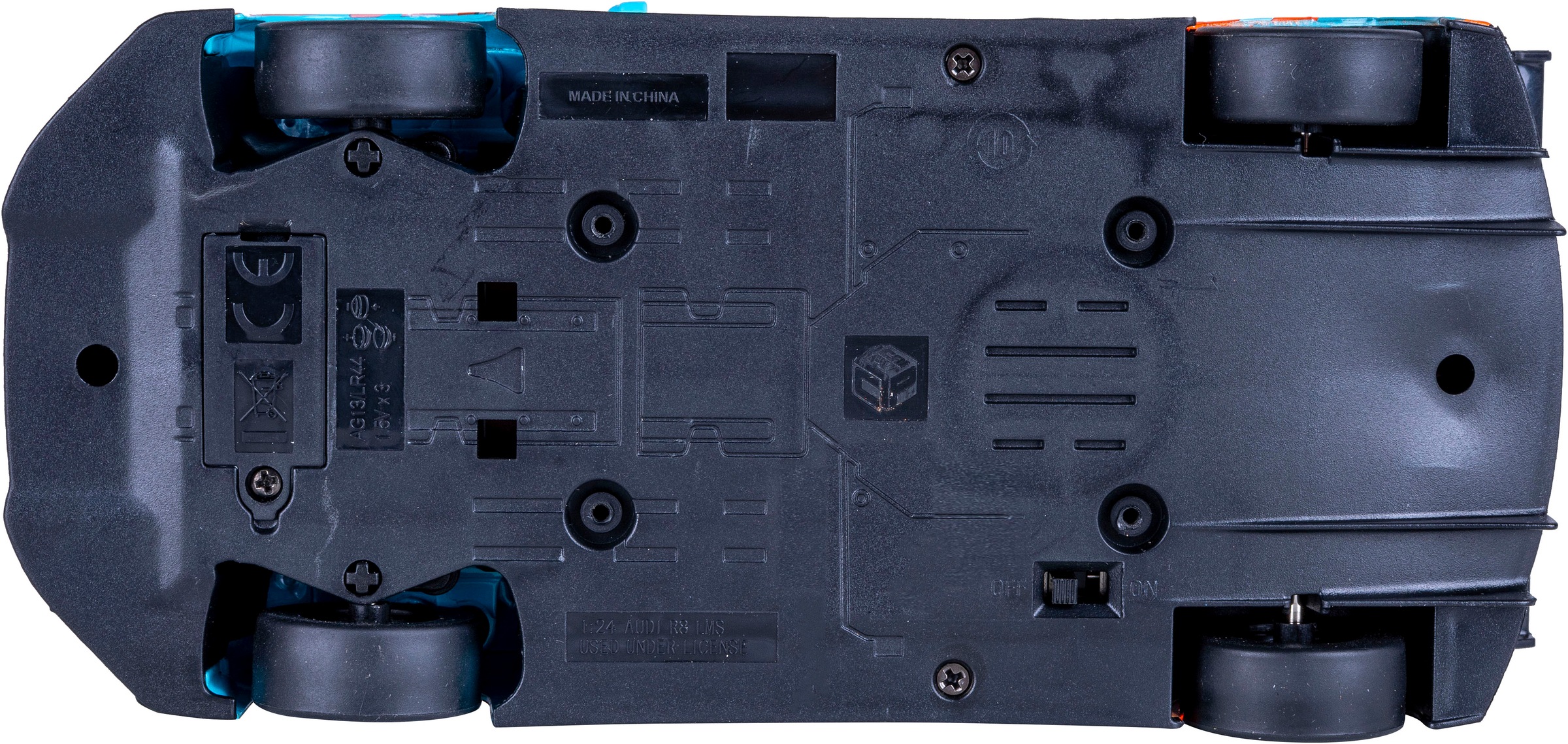 Jamara Spielzeug-Auto »Diecast, Audi R8 LMS blau inklusive Batterien« LED Licht; Maßstab 1:24