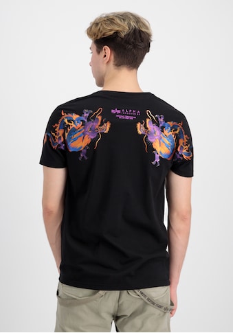T-Shirt »ALPHA INDUSTRIES Men - T-Shirts Dragon EMB T«