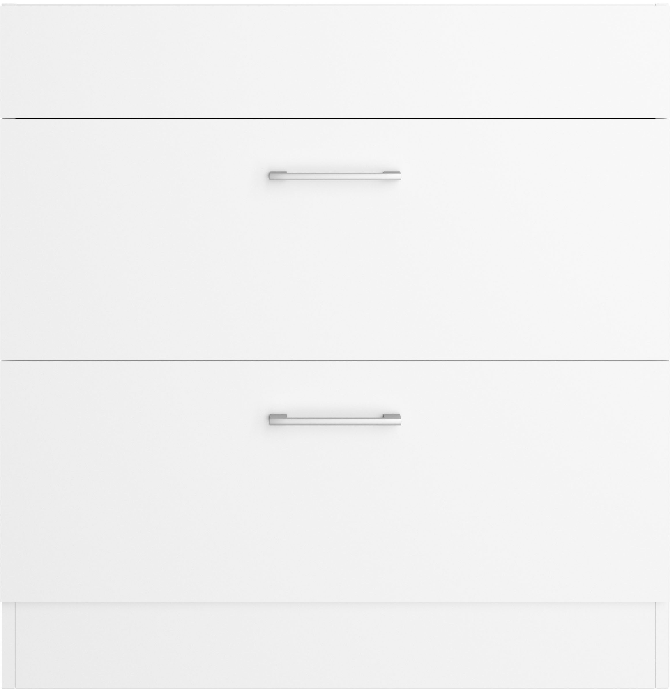 KOCHSTATION Kochfeldumbauschrank »KS-Milan« Kochfeldumbau 80 cm, matte oder günstig online kaufen