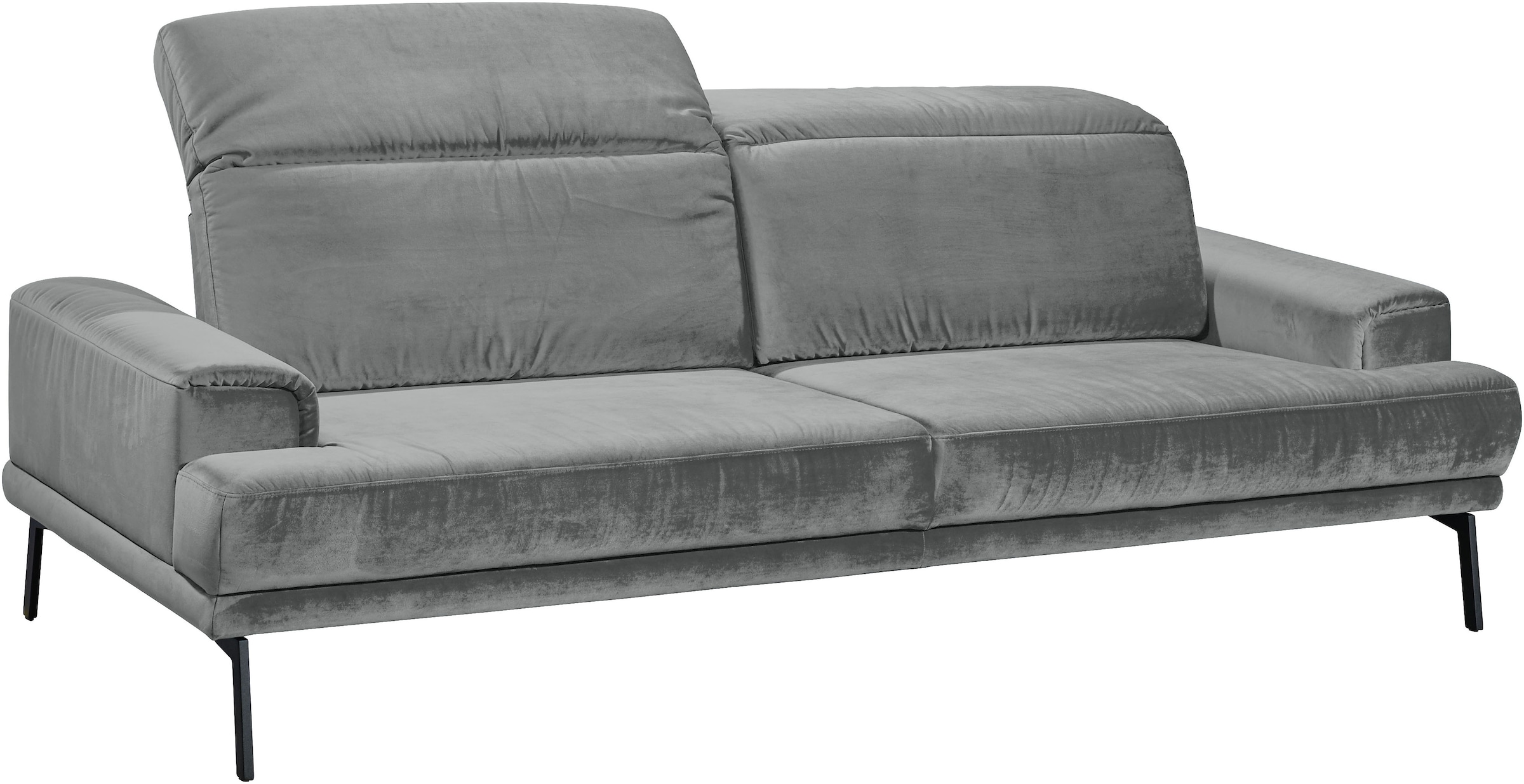 Musterring 3-Sitzer »MR 4580«, inkl. Kopf- und Sitztiefenverstellung, Fuß schwarz, B228 x T103 cm