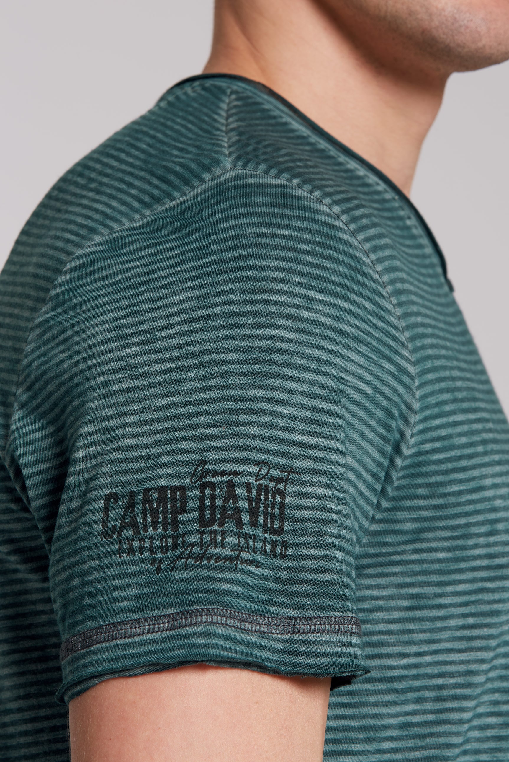 CAMP DAVID T-Shirt, mit Logo Print
