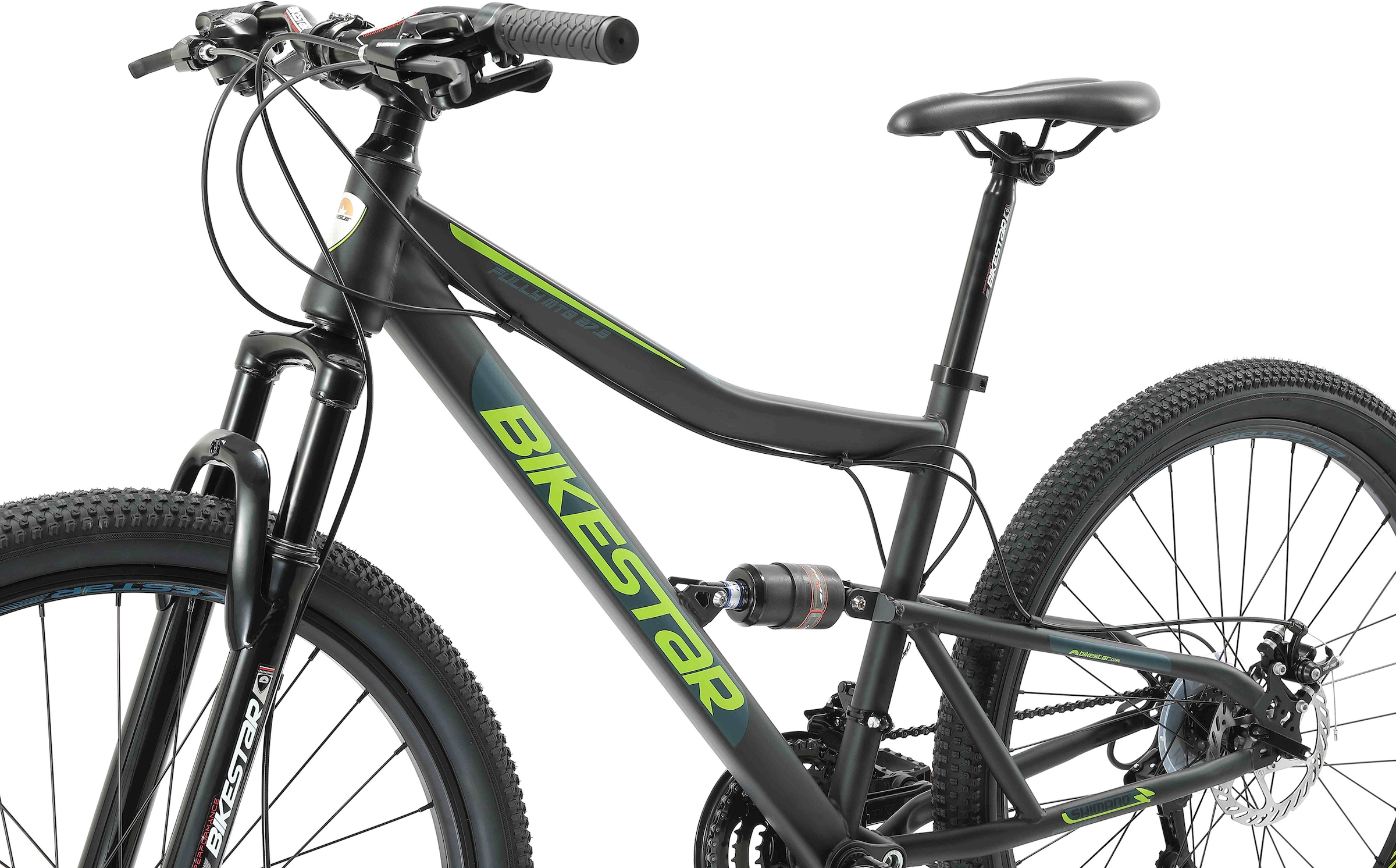 Bikestar Mountainbike 21 Gang Shimano RD-TY300 Schaltwerk Kettenschaltung für Damen und Herren, Kettenschaltung