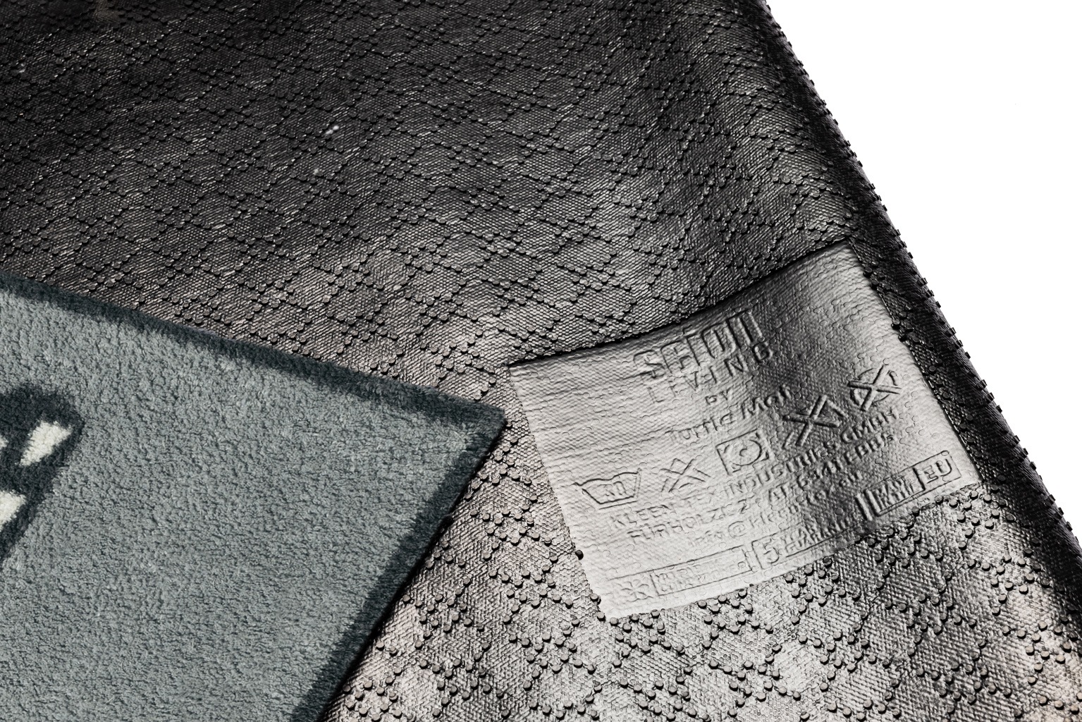 Turtle Mat Fußmatte »Kissing Spike Slate«, rechteckig, 9 mm Höhe