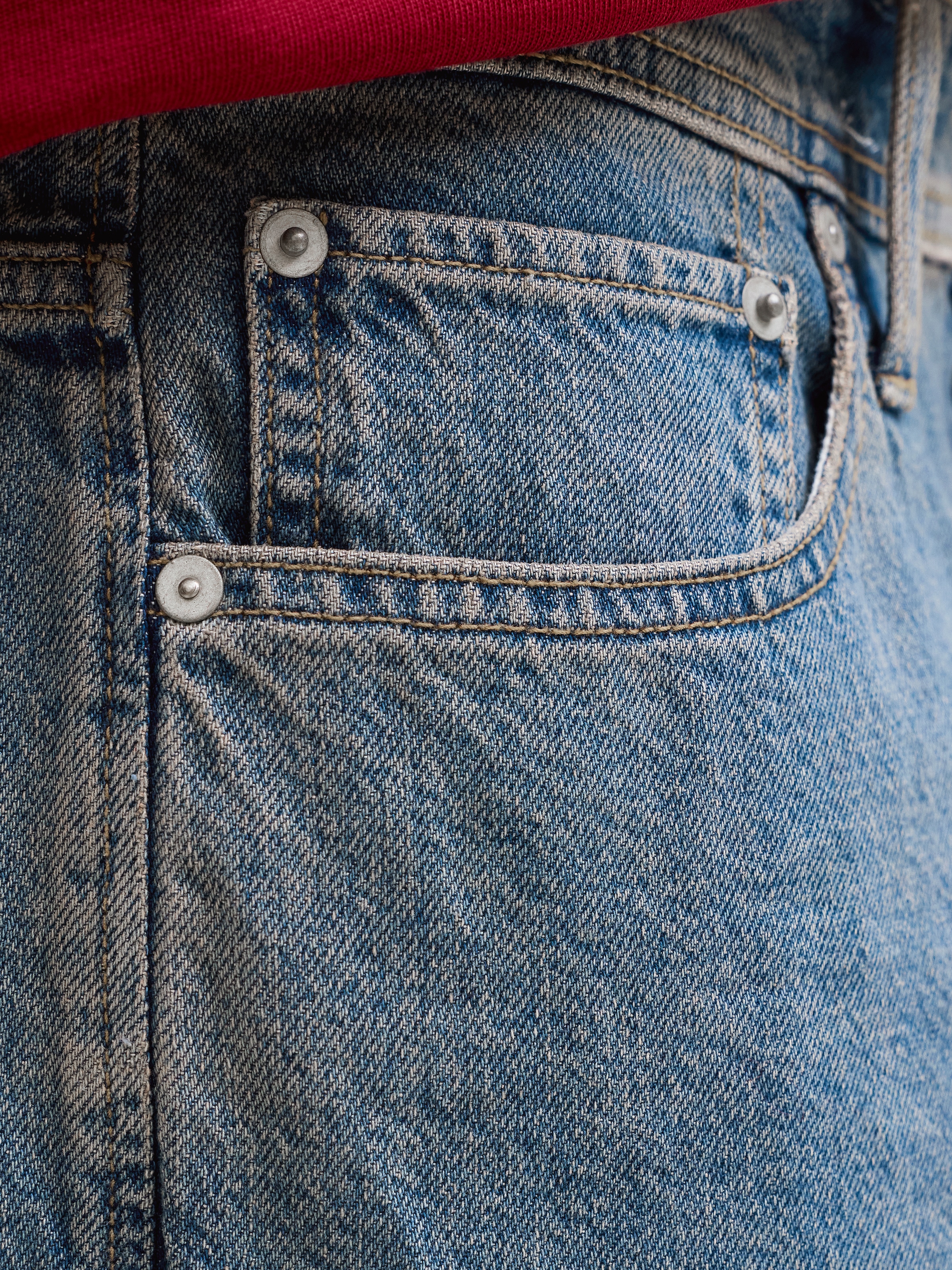 Jack & Jones Jeansshorts »JJITONY JJORIGINAL SHORTS AM 460 SN« Baumwollmischung, relaxed fit