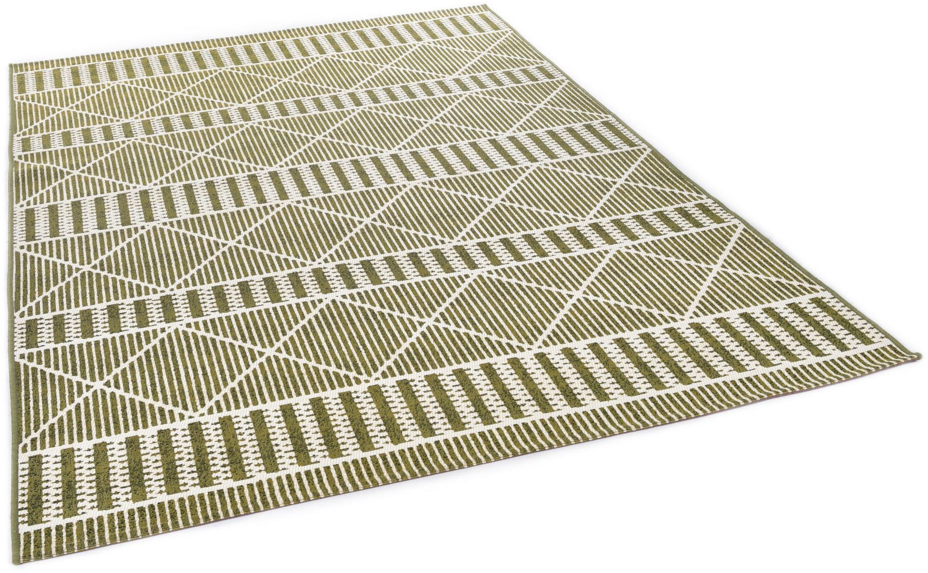 Tom Tailor Outdoorteppich  Funky Geometric ¦ beige ¦ Synthetische Fasern ¦ günstig online kaufen