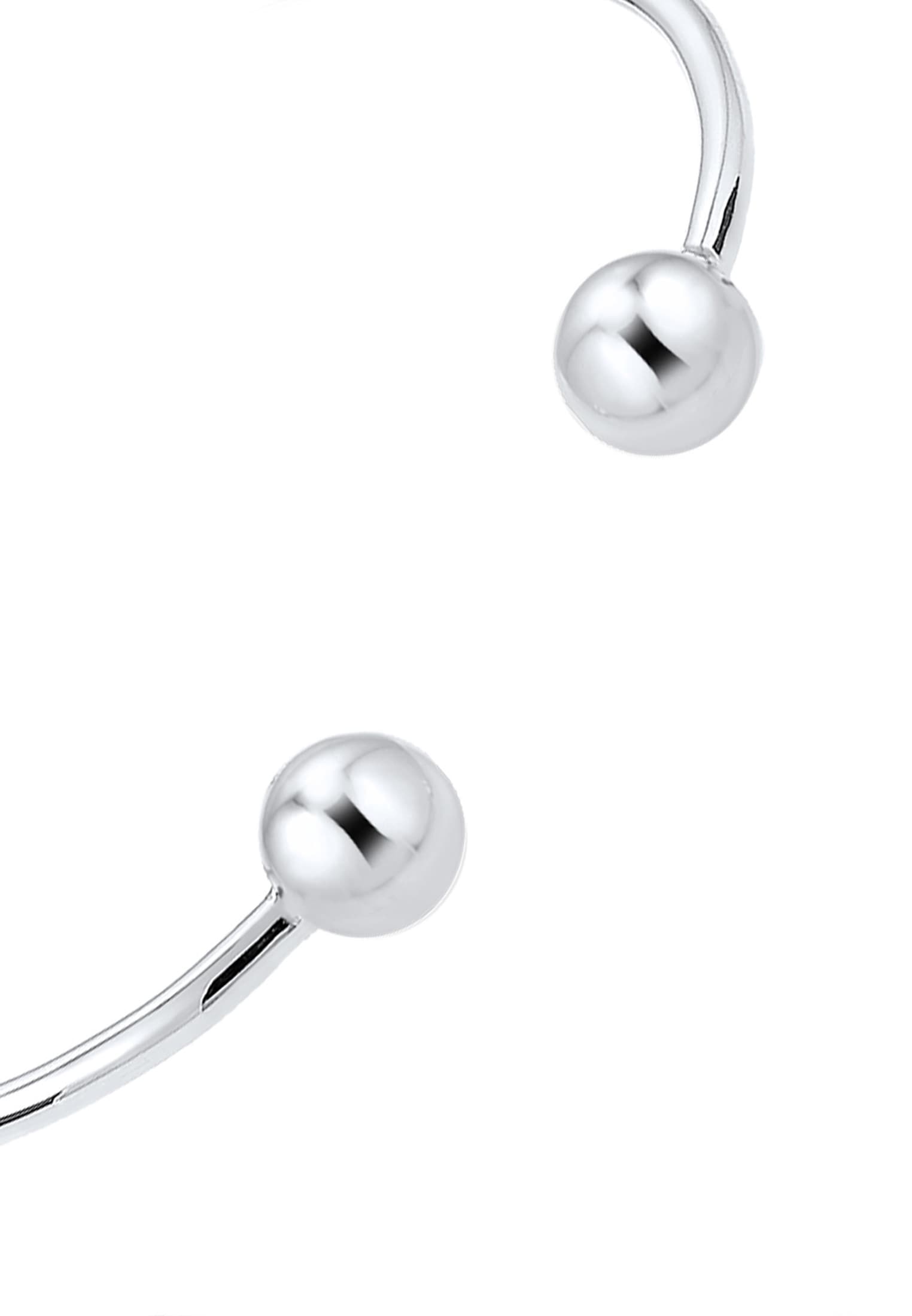 Elli Armreif »Elli Armband Kugel Ball Geo Bangle Basic 925 Sterling Silber«