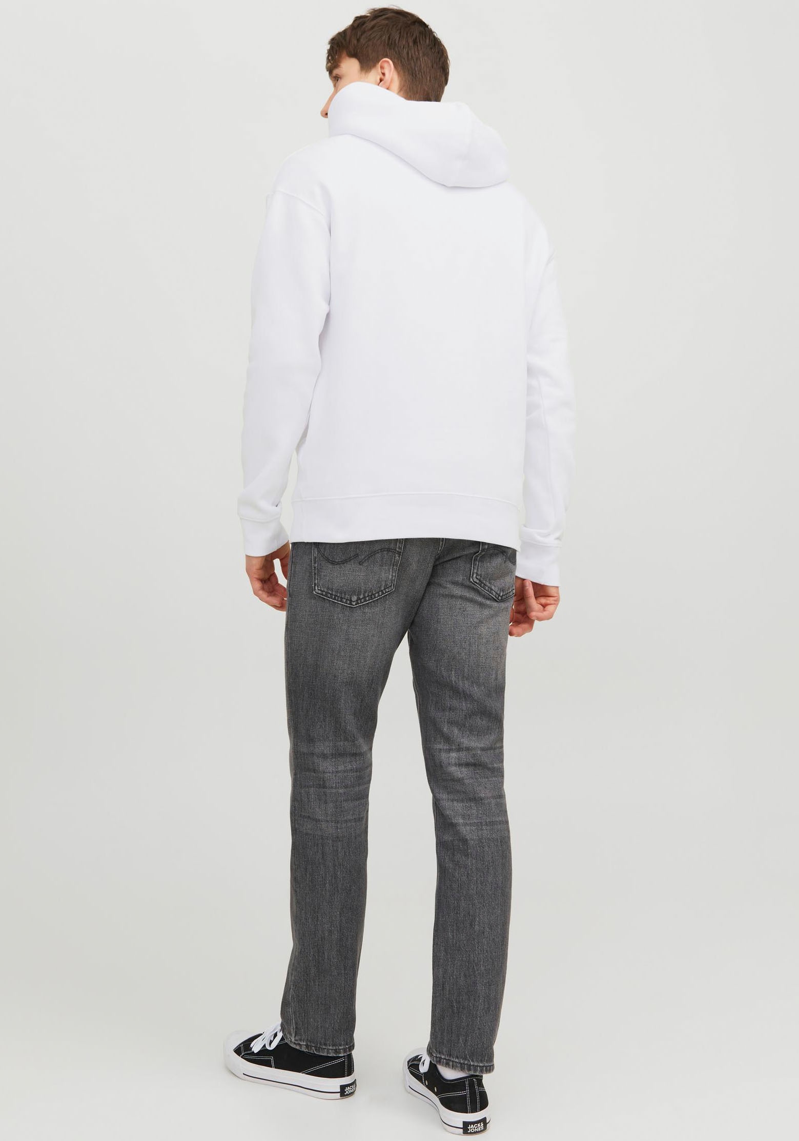 Jack & Jones Kapuzensweatshirt »JJESTAR JJ SWEAT HOOD NOOS«, mit Logo Print im 3D Look