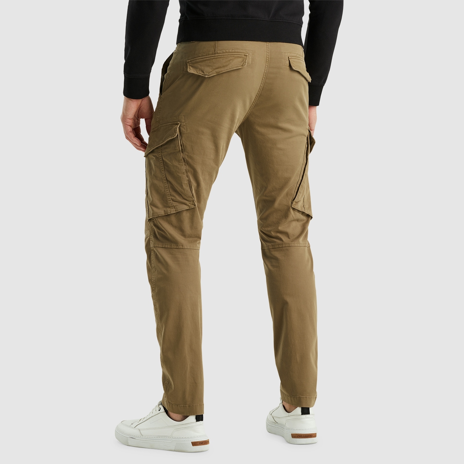 PME LEGEND Cargohose »Nordrop Stretch Twill«  mit Logo Stickerei