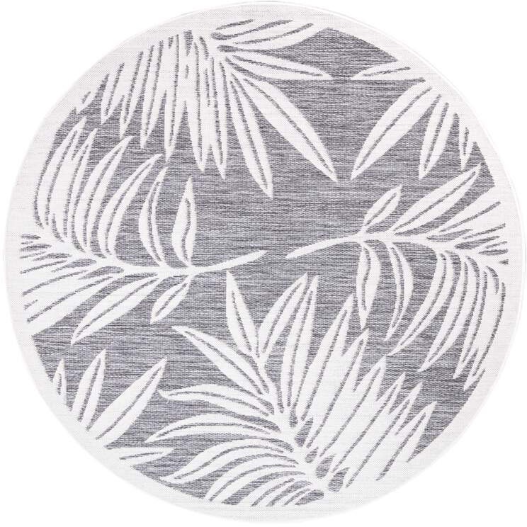 Carpet City Outdoorteppich »Outdoor 468«, rund, 5 mm Höhe, UV-beständig, Flachgewebe, auch in quadratischer Form erhältlich