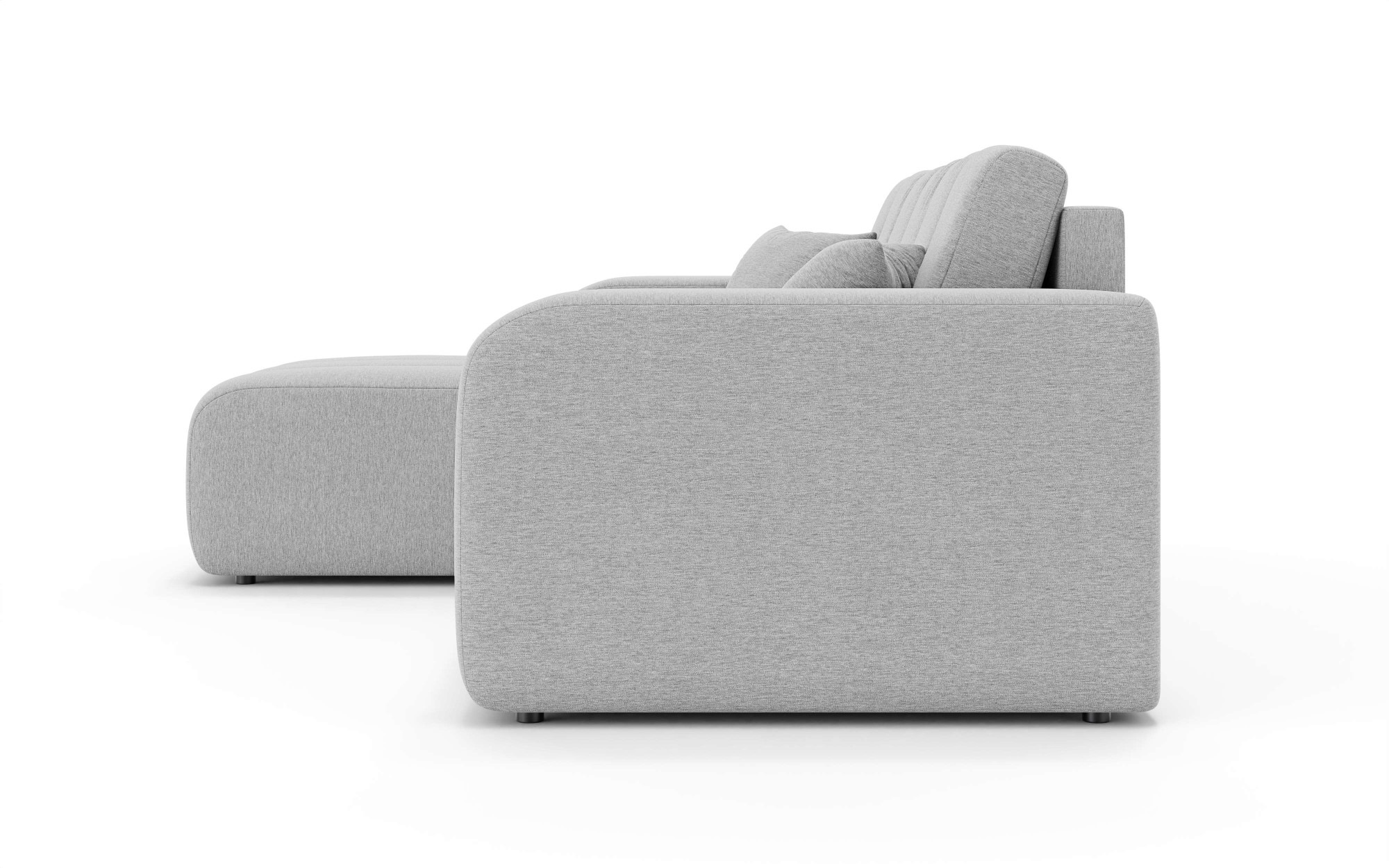 INOSIGN Ecksofa »CASSY L-Form, Schlafsofa mit Bettkasten, Maße B/T/H: 245/165/88 cm«, mit 2 Rückenkissen, Recamiere rechts oder links bestellbar
